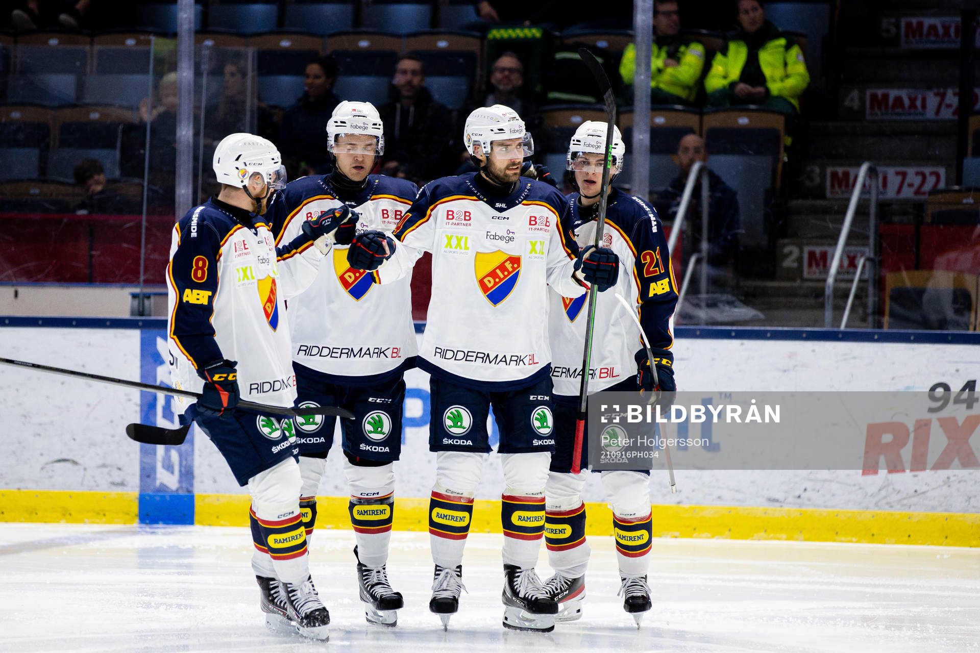 Djurgårdens Ludvig Rensfeldt jublar