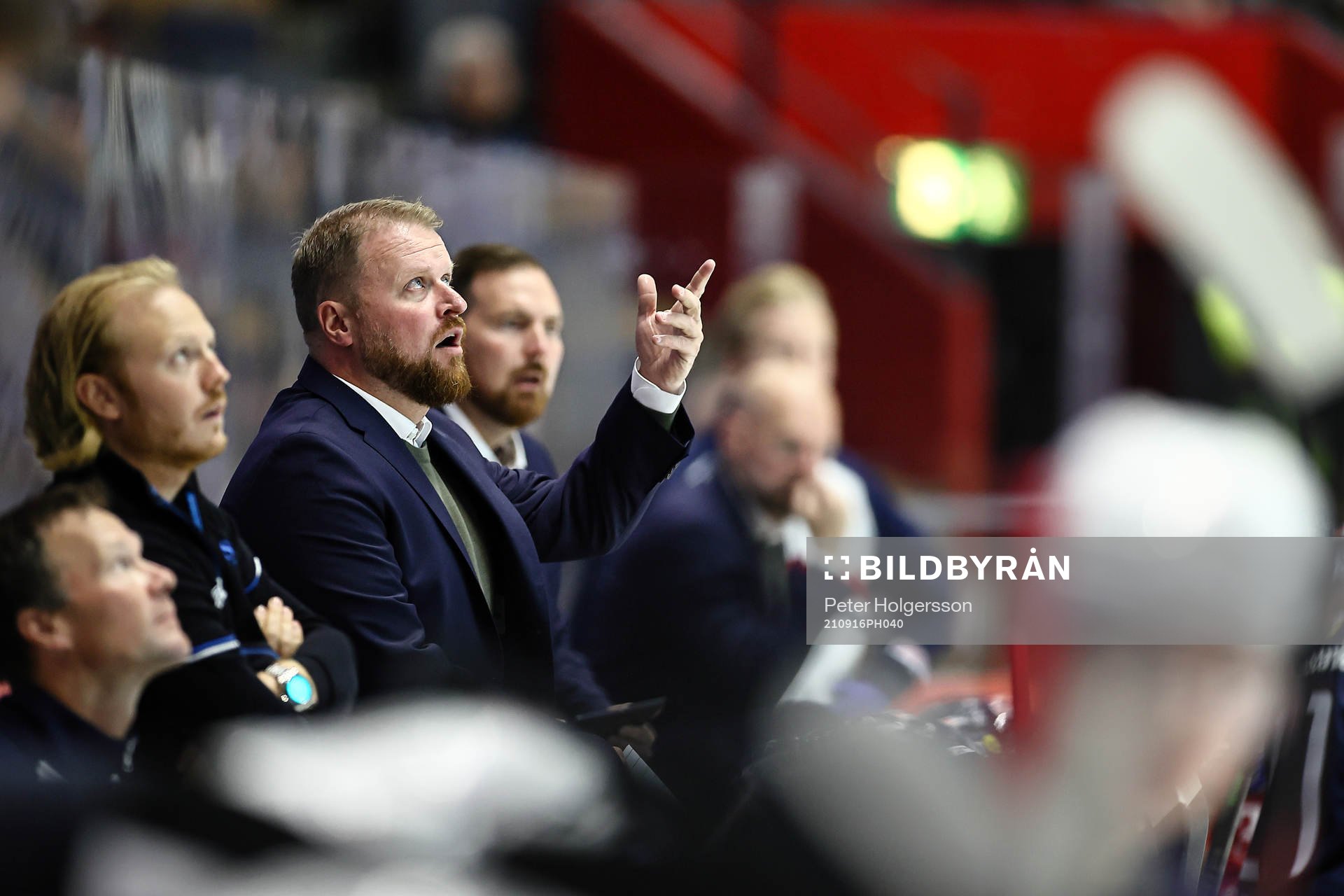 tränare Klas Östman reagerar