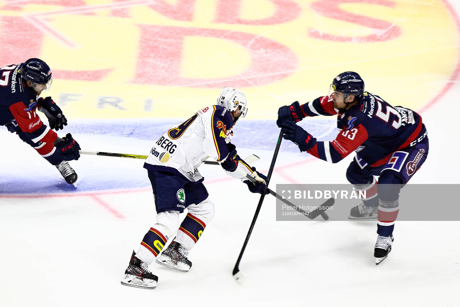 Djurgårdens Sebastian Strandberg och Linköpings Eddie