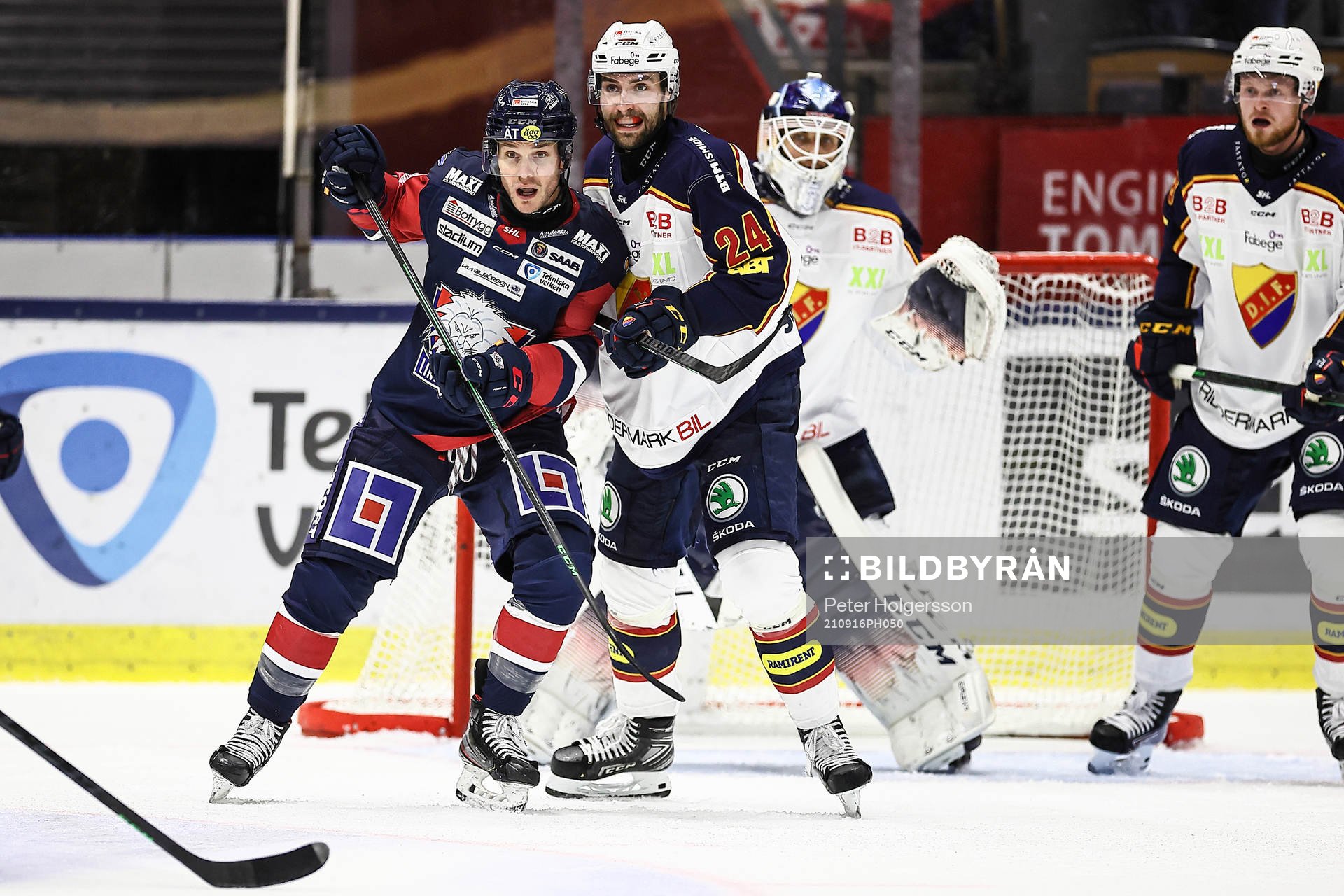 Linköpings Patrick Russel  och Djurgårdens Ludvig