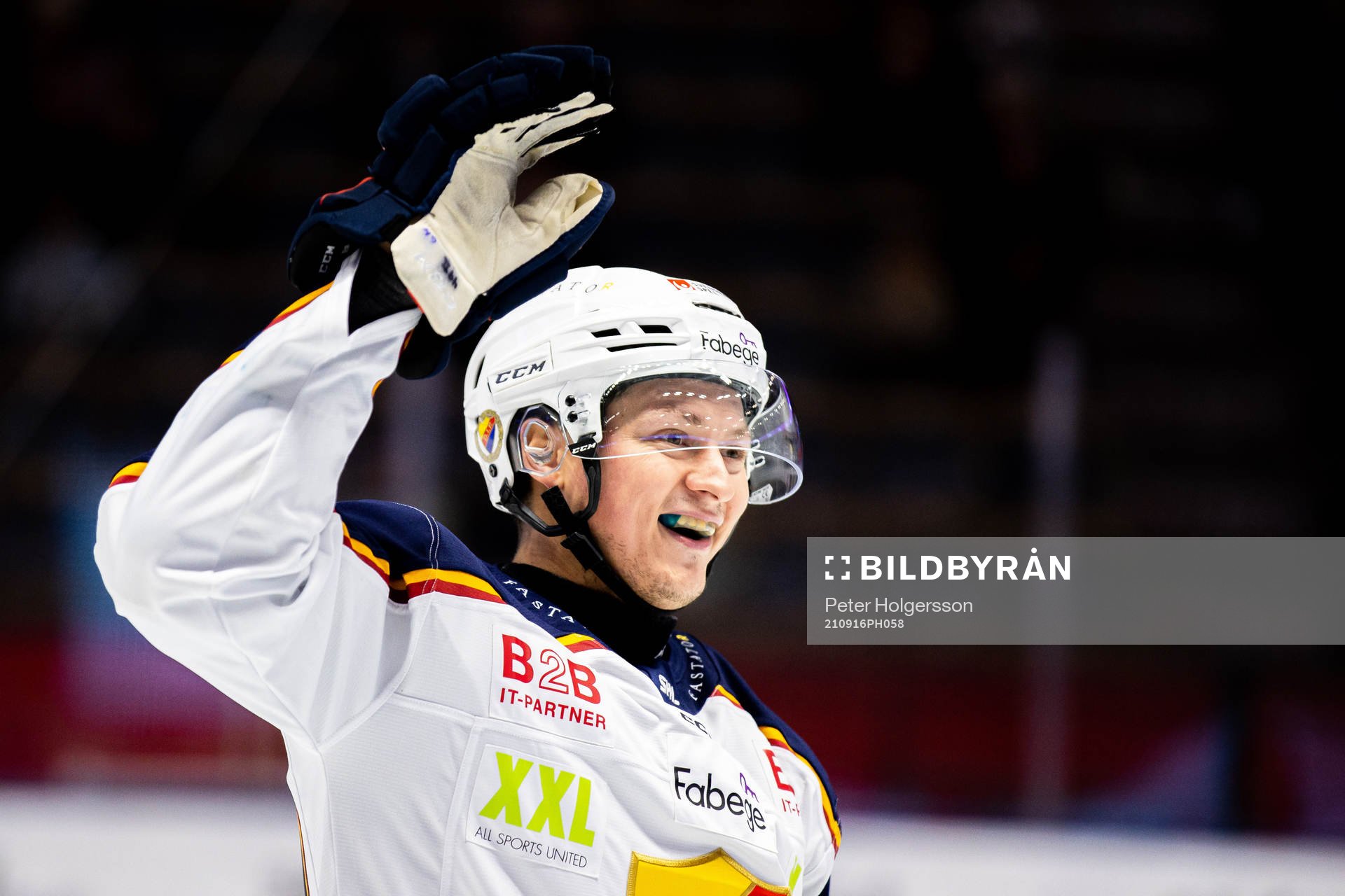 Djurgårdens Rhett Rakhshani jublar