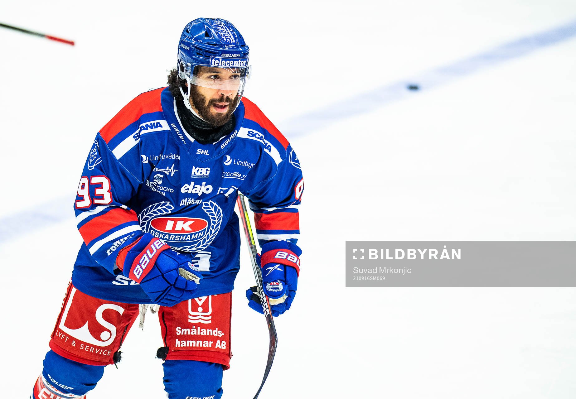 Oskarshamns Cameron Brace jublar