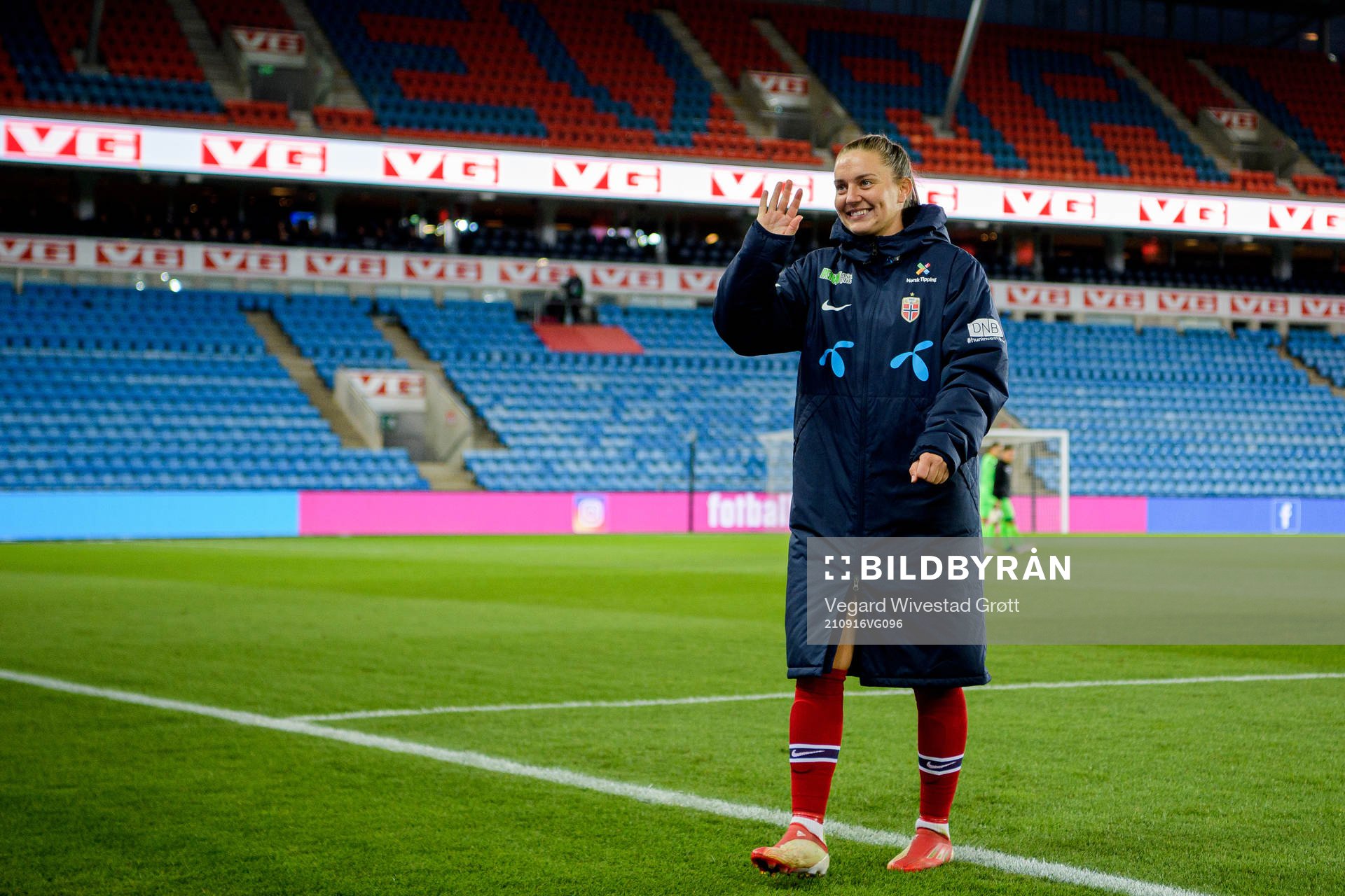 Vilde Bøe Risa of Norway celebrates