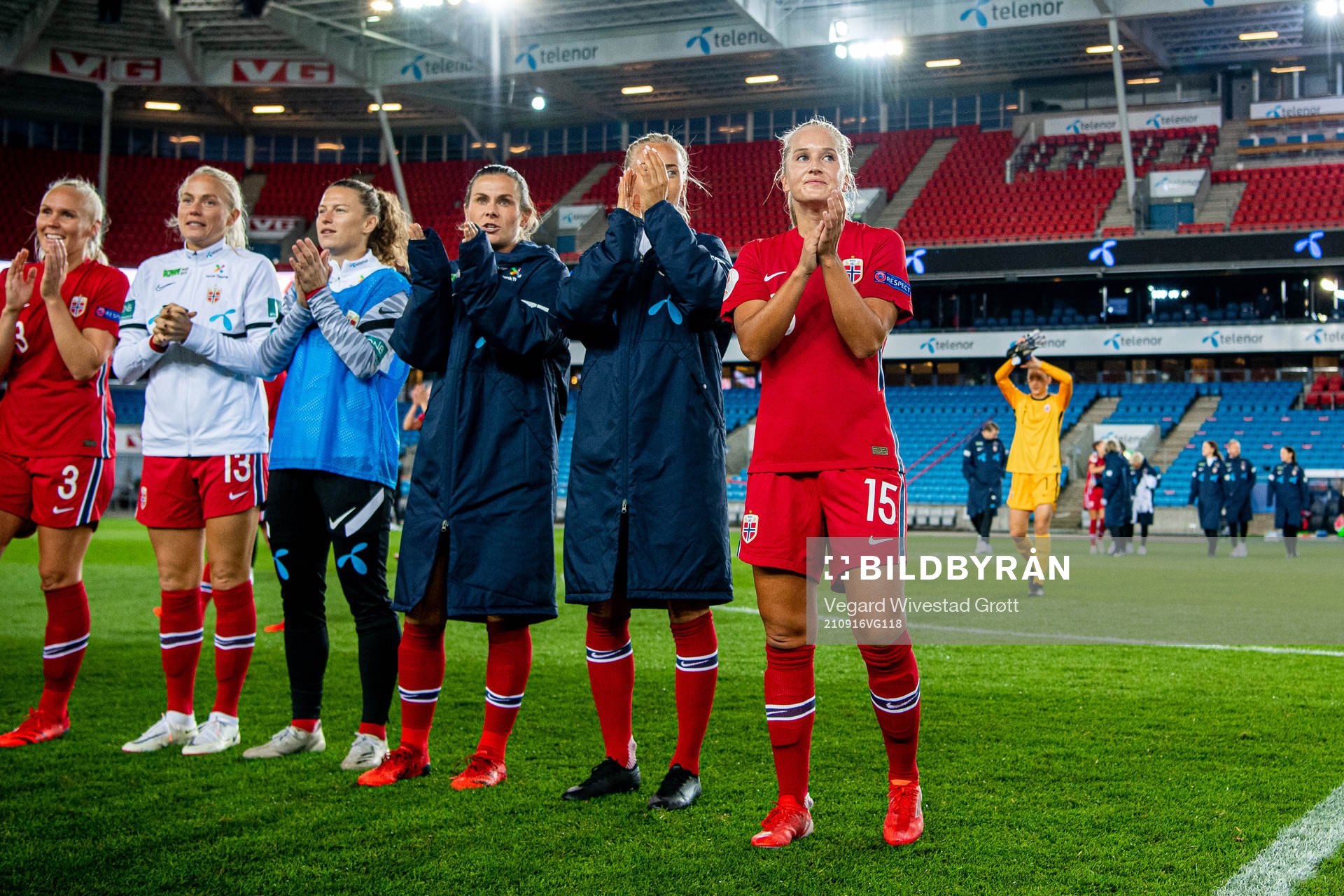 Amalie Vevle Eikeland of Norway celebrates