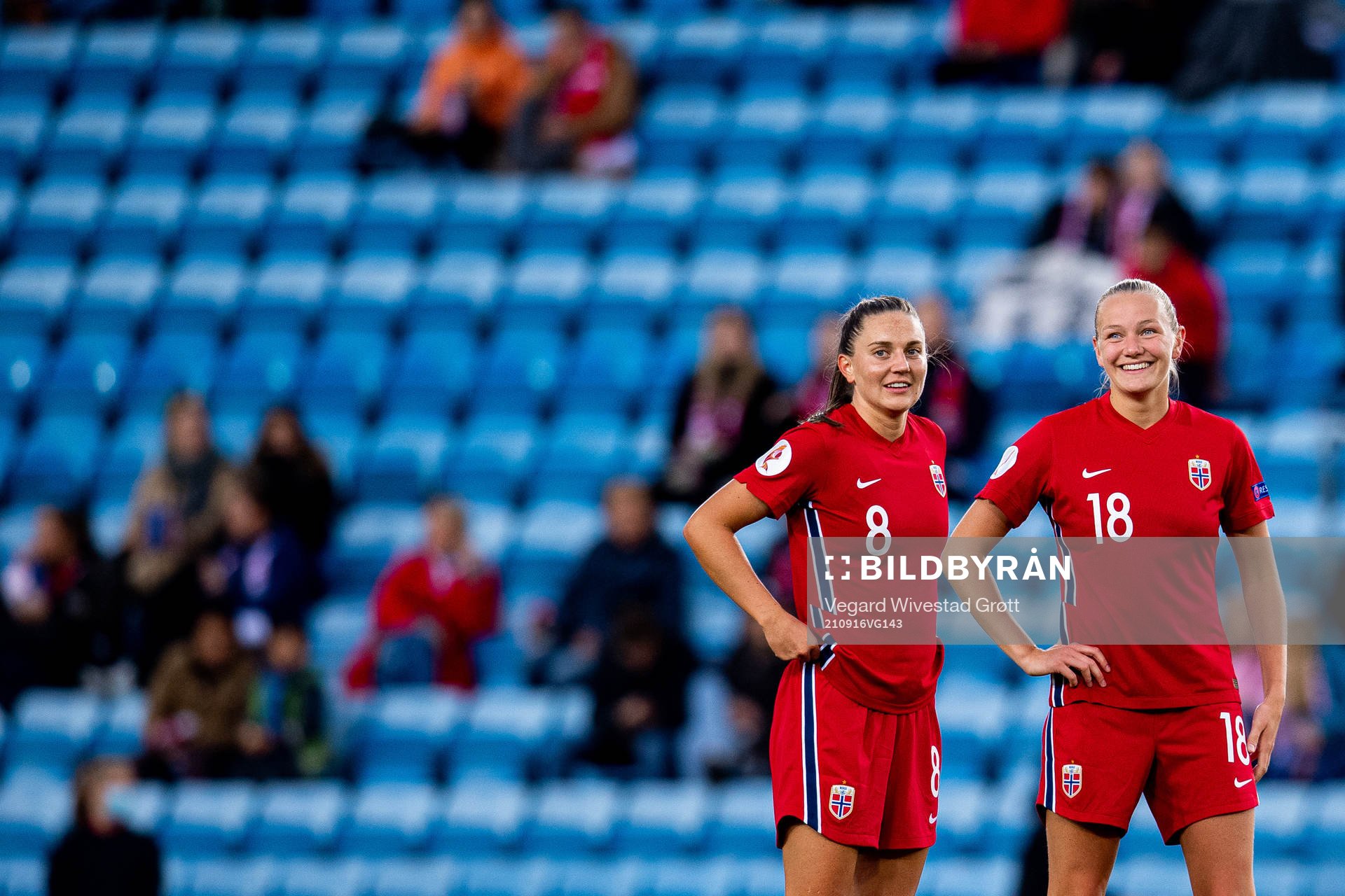 Vilde Bøe Risa and Frida Maanum of Norway