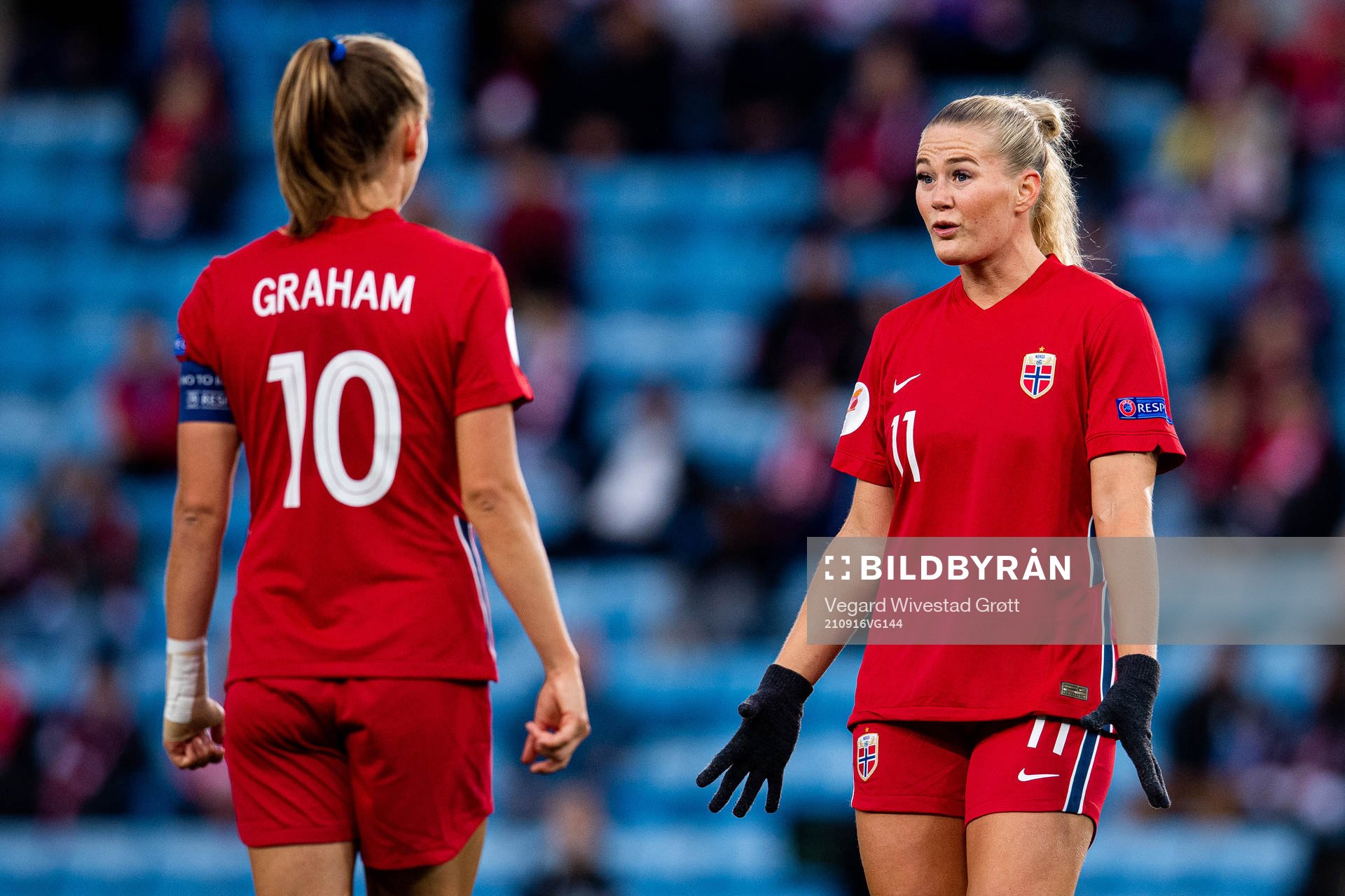 Caroline Graham Hansen and Lisa-Marie Karlseng Utland of
