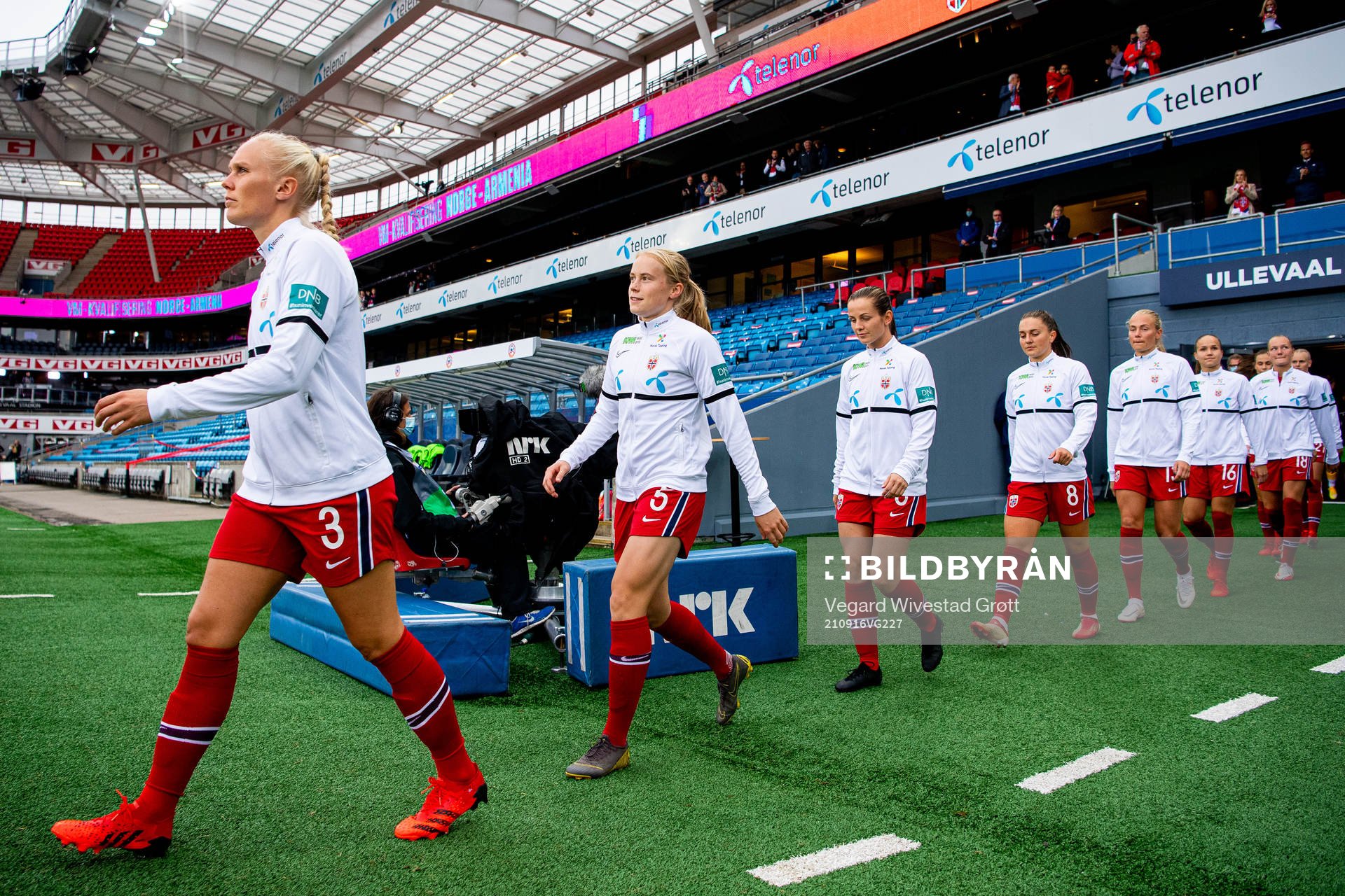 Maria Thorisdottir, Julie Blakstad, Tuva Hansen and Vilde