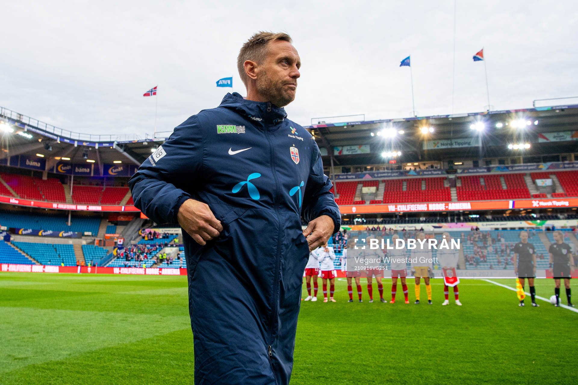 Martin Sjögren, head coach of Norway
