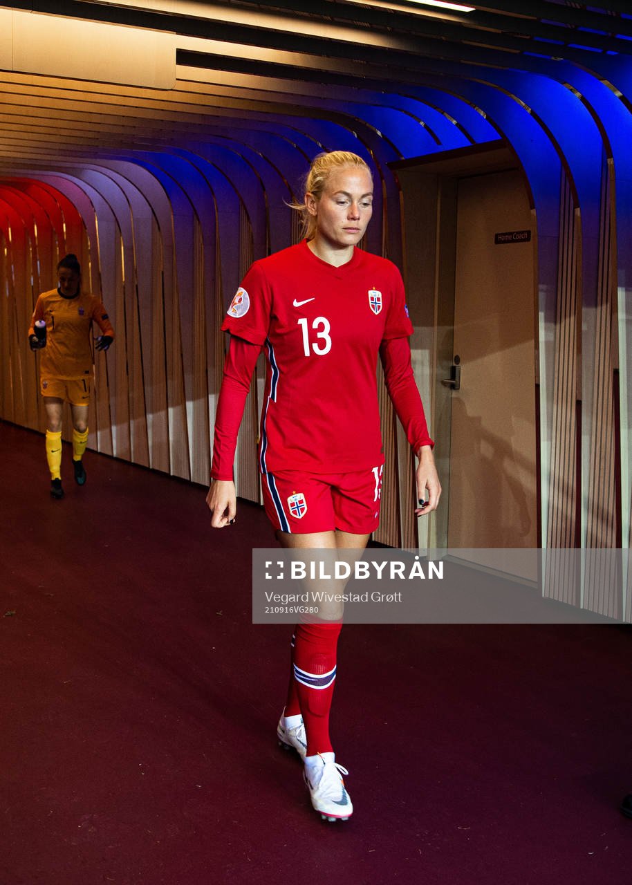 Guro Bergsvand of Norway at half-time