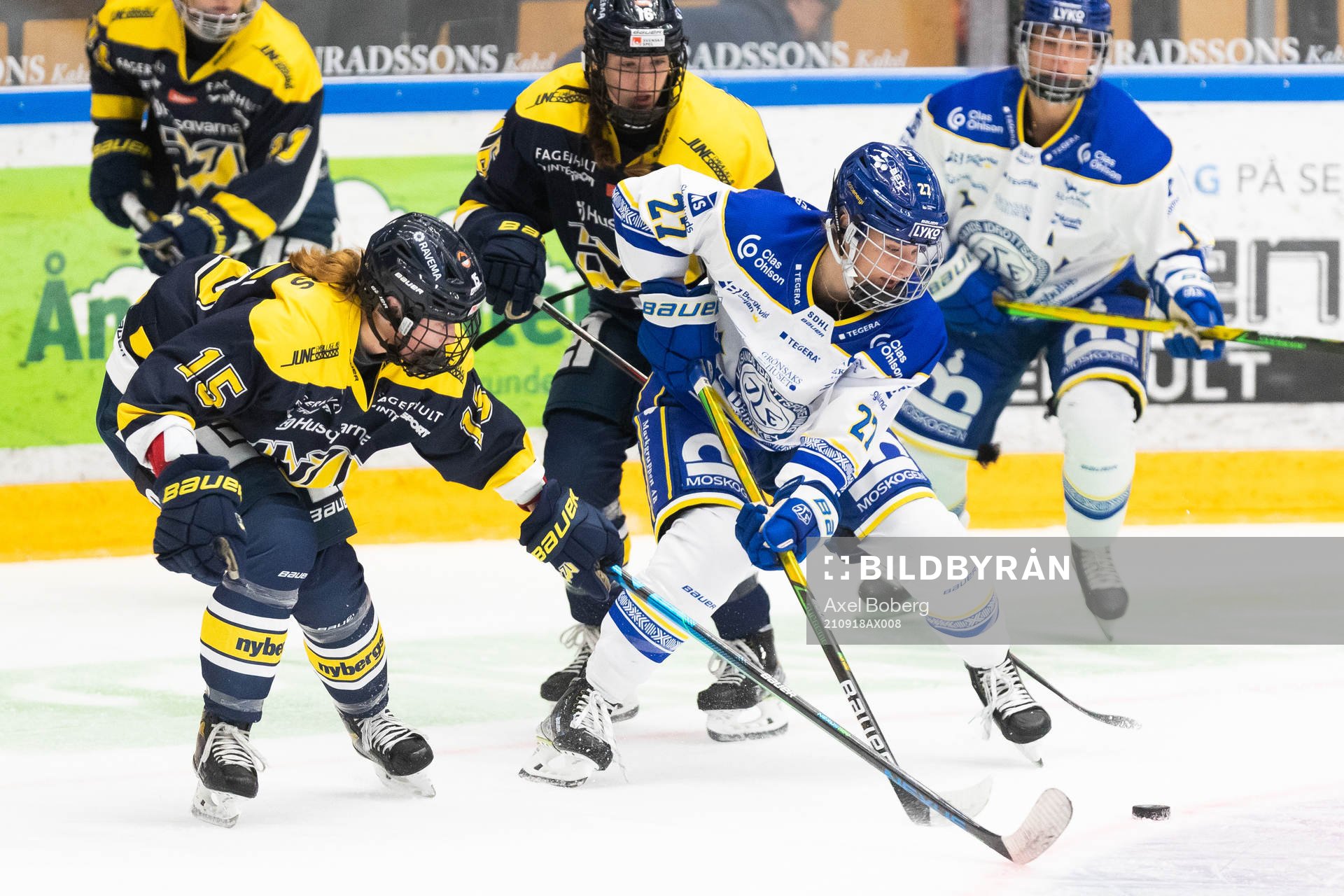s Linnea Andersson och Leksands Katerina Bukolska