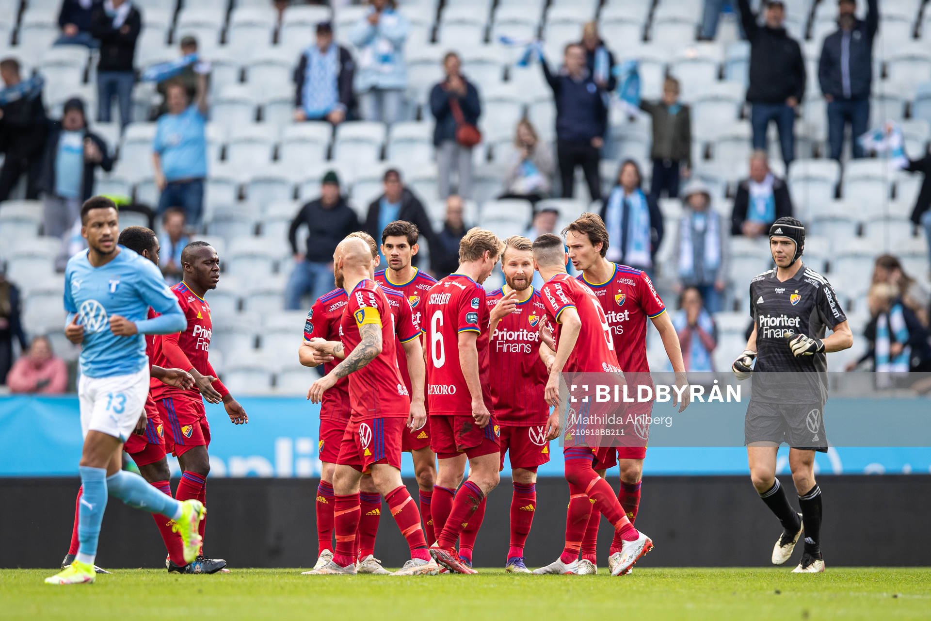 Djurgårdens spelare deppar