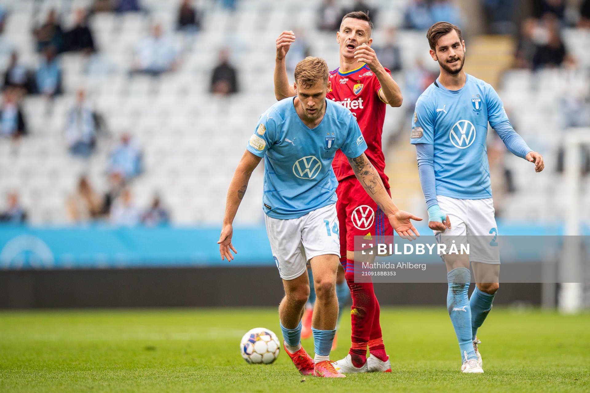 Djurgårdens Haris Radetinac reagerar