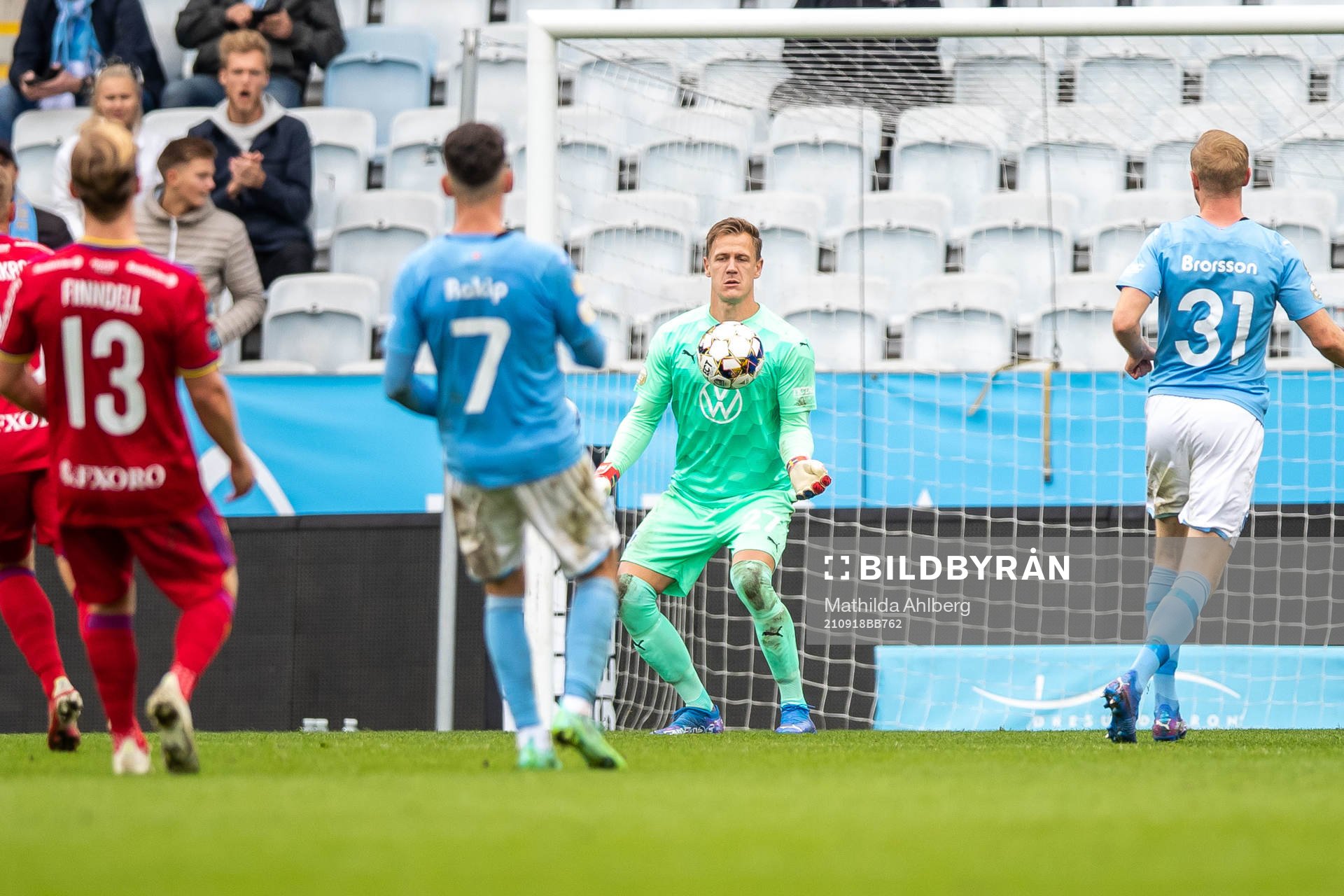 Malmö FFs målvakt Johan Dahlin