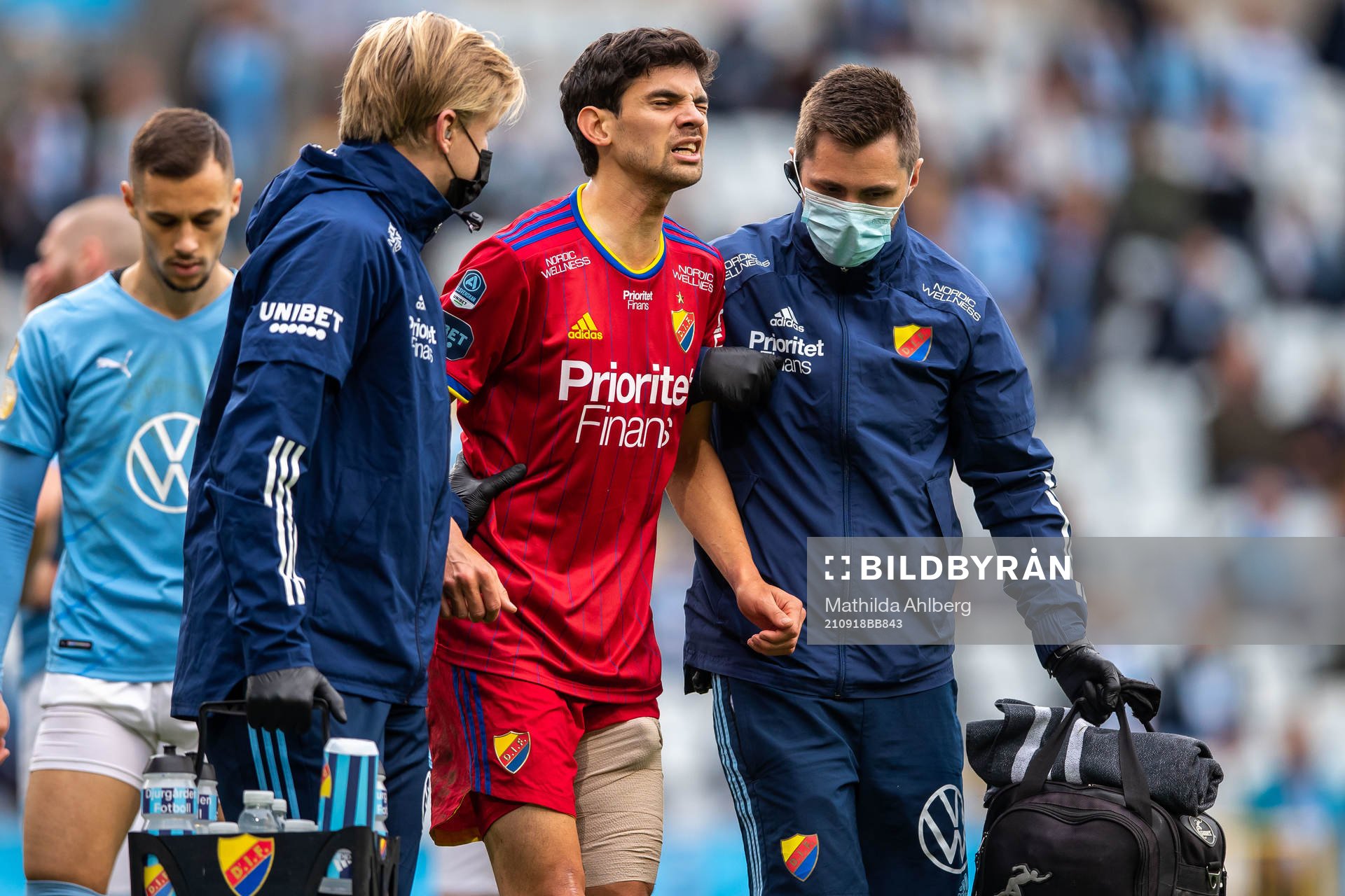 Djurgårdens Jesper Nyholm har ont