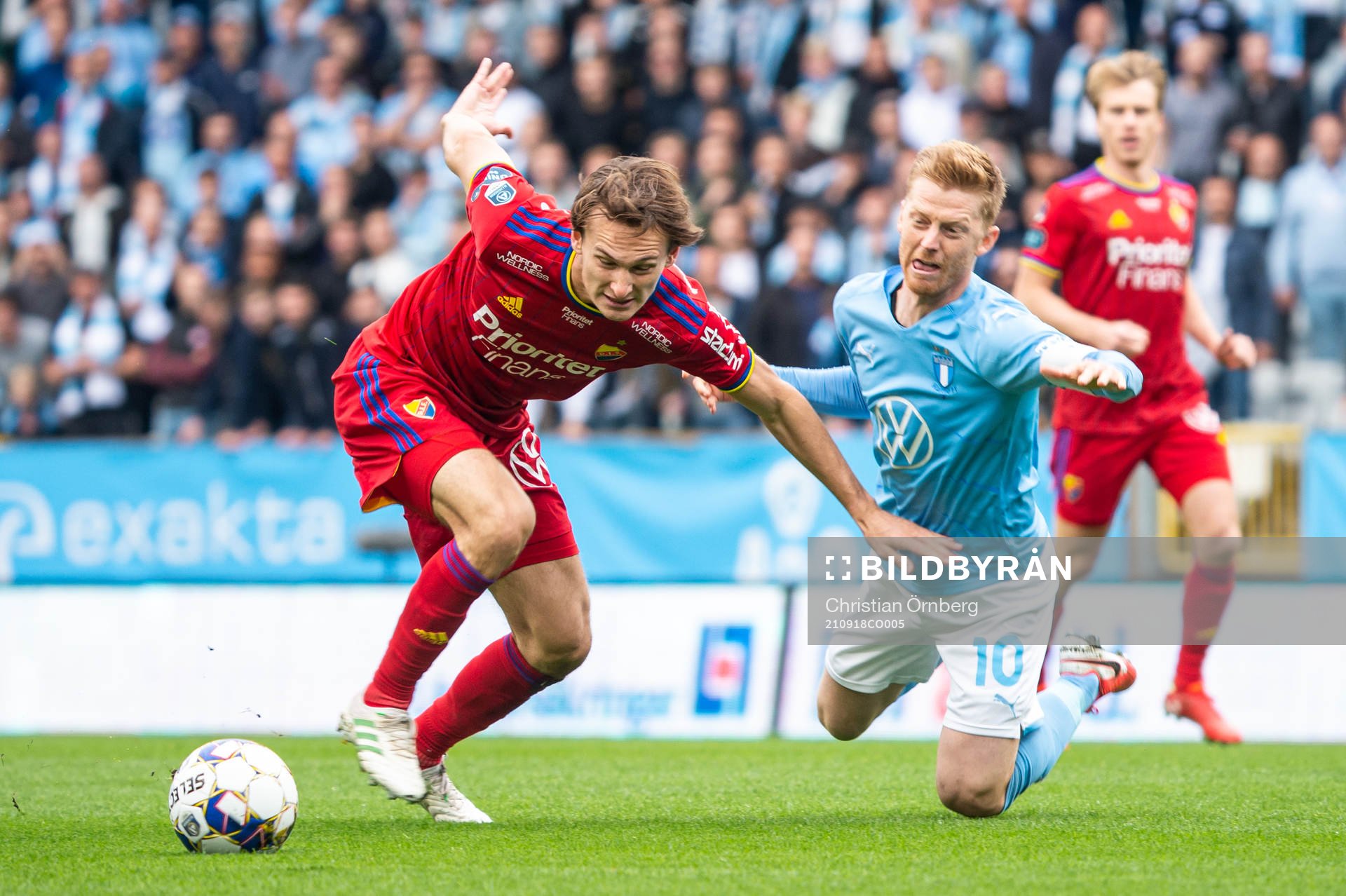 Djurgårdens Hjalmar Ekdal och Malmö FFs Anders