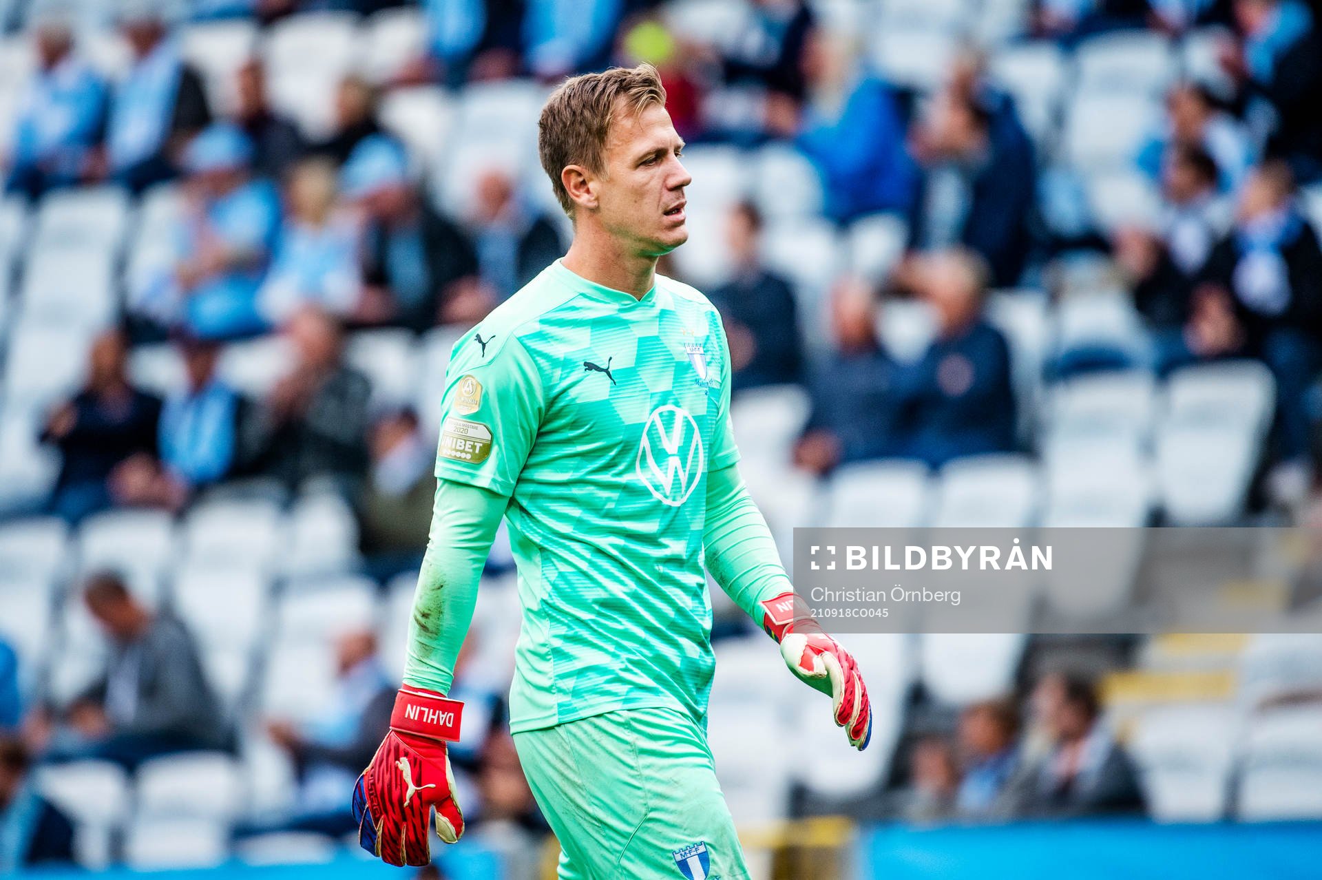 Malmö FFs målvakt Johan Dahlin