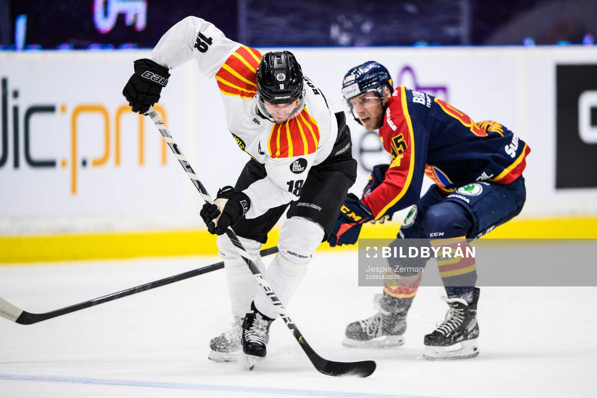Brynäs Anton Rödin och Djurgårdens Josef Ingman