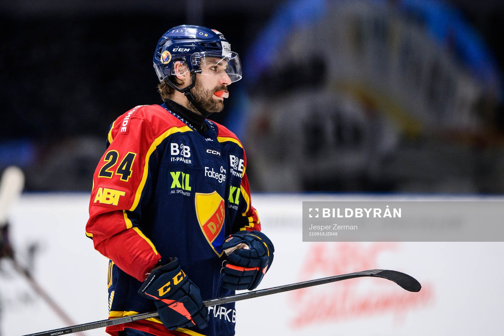 Djurgårdens Ludvig Rensfeldt deppar