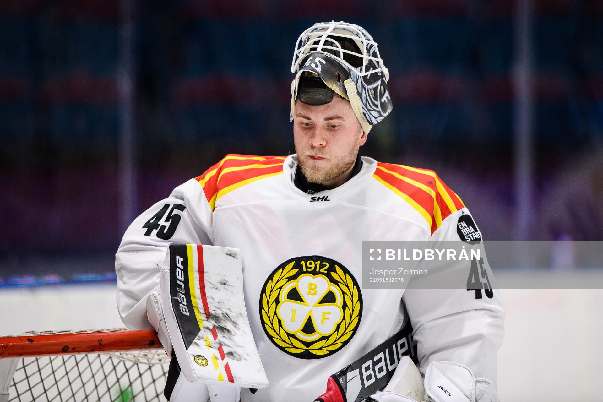 Brynäs målvakt Viktor Andrén