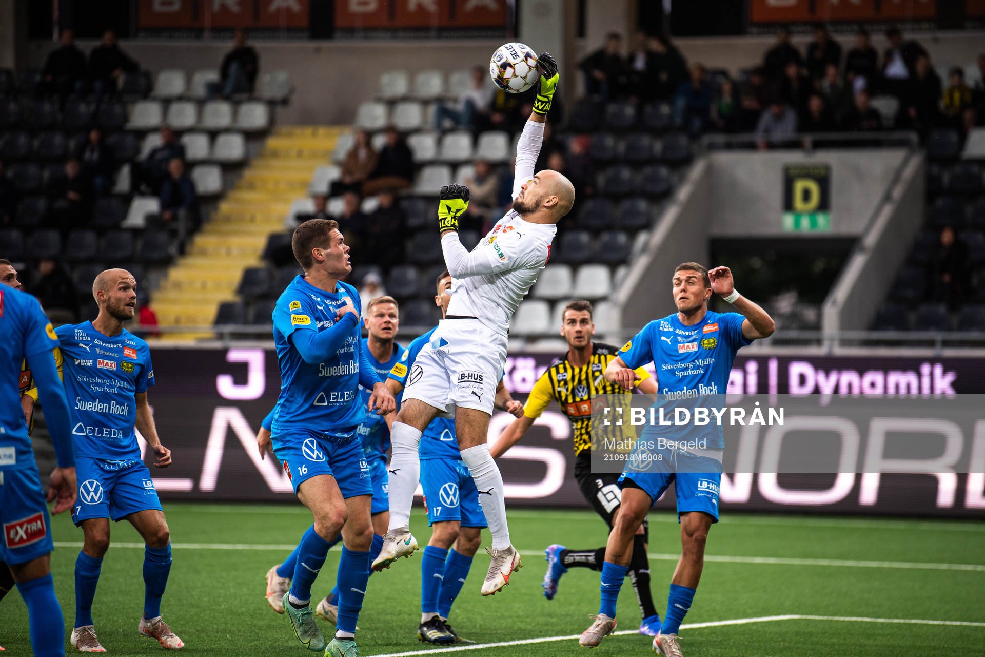 Mjällbys målvakt Carl-Johan Eriksson