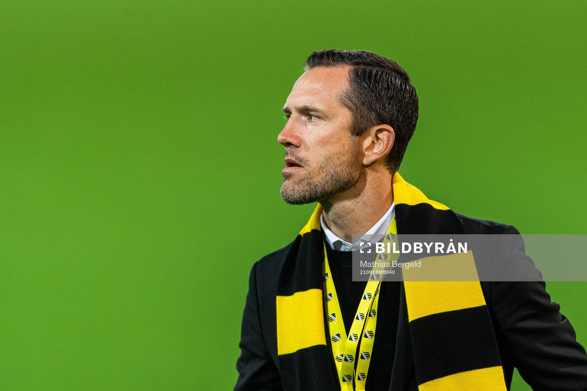 Häckens sportchef Martin Ericsson efter fotbollsmatchen i Allsvenskan mellan Häcken och Mjällby den 18 september 2021 i Göteborg. 