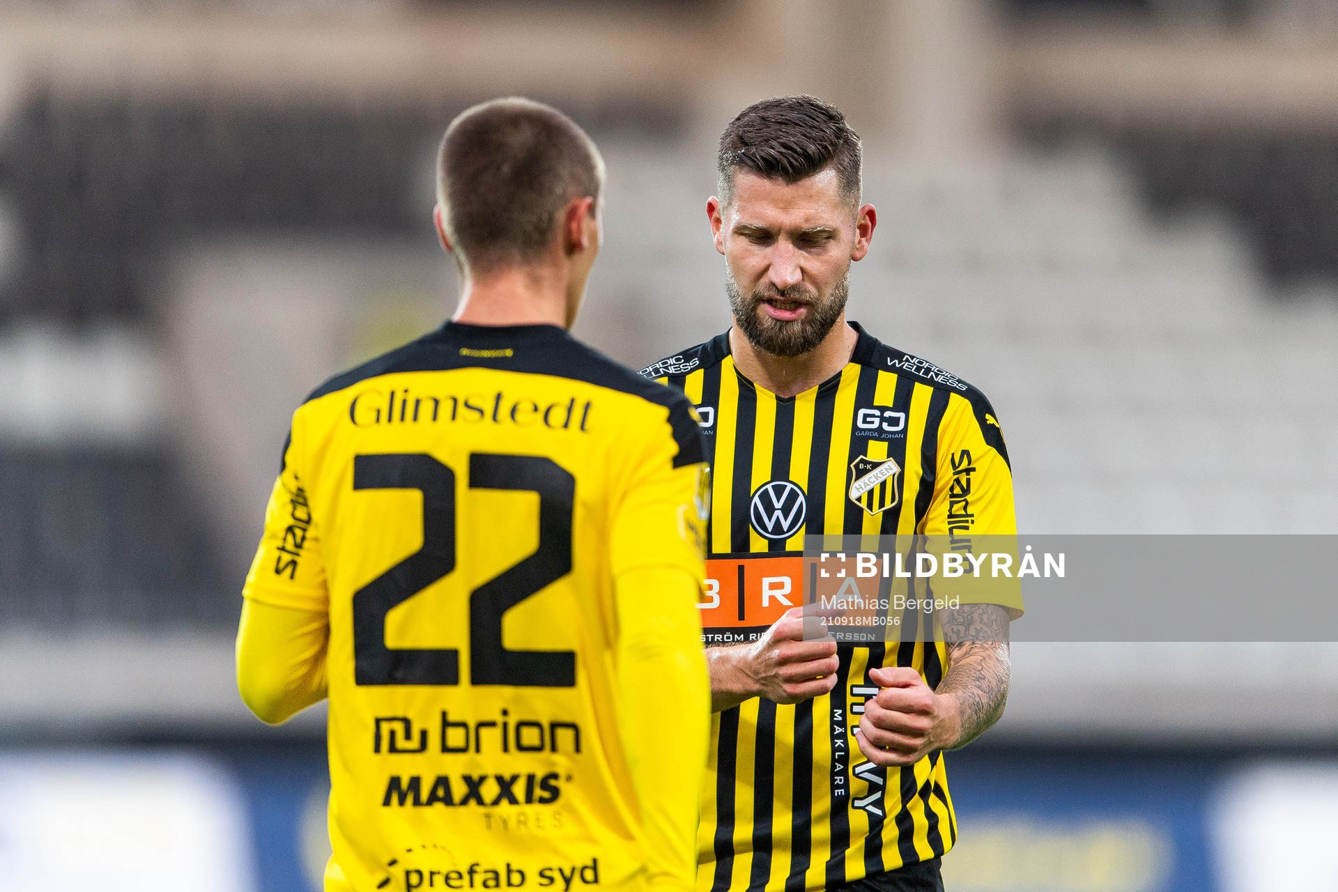 Häckens Tobias Carlsson och Joona Toivio