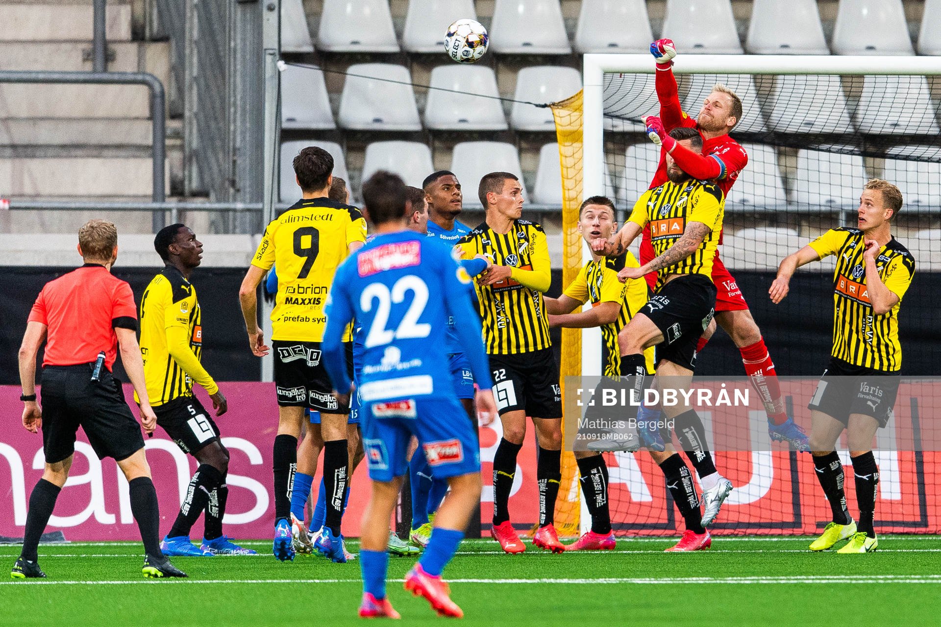 Häckens målvakt Peter Abrahamsson