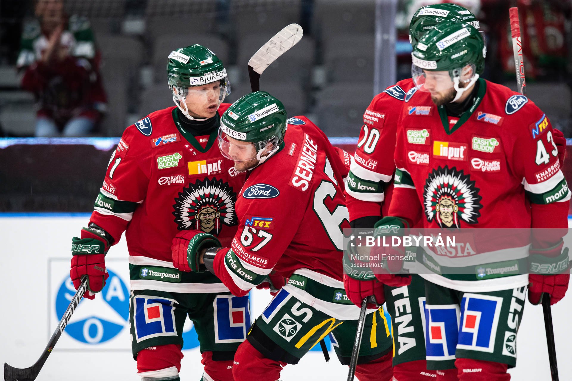 Frölundas Jacob Nilsson jublar