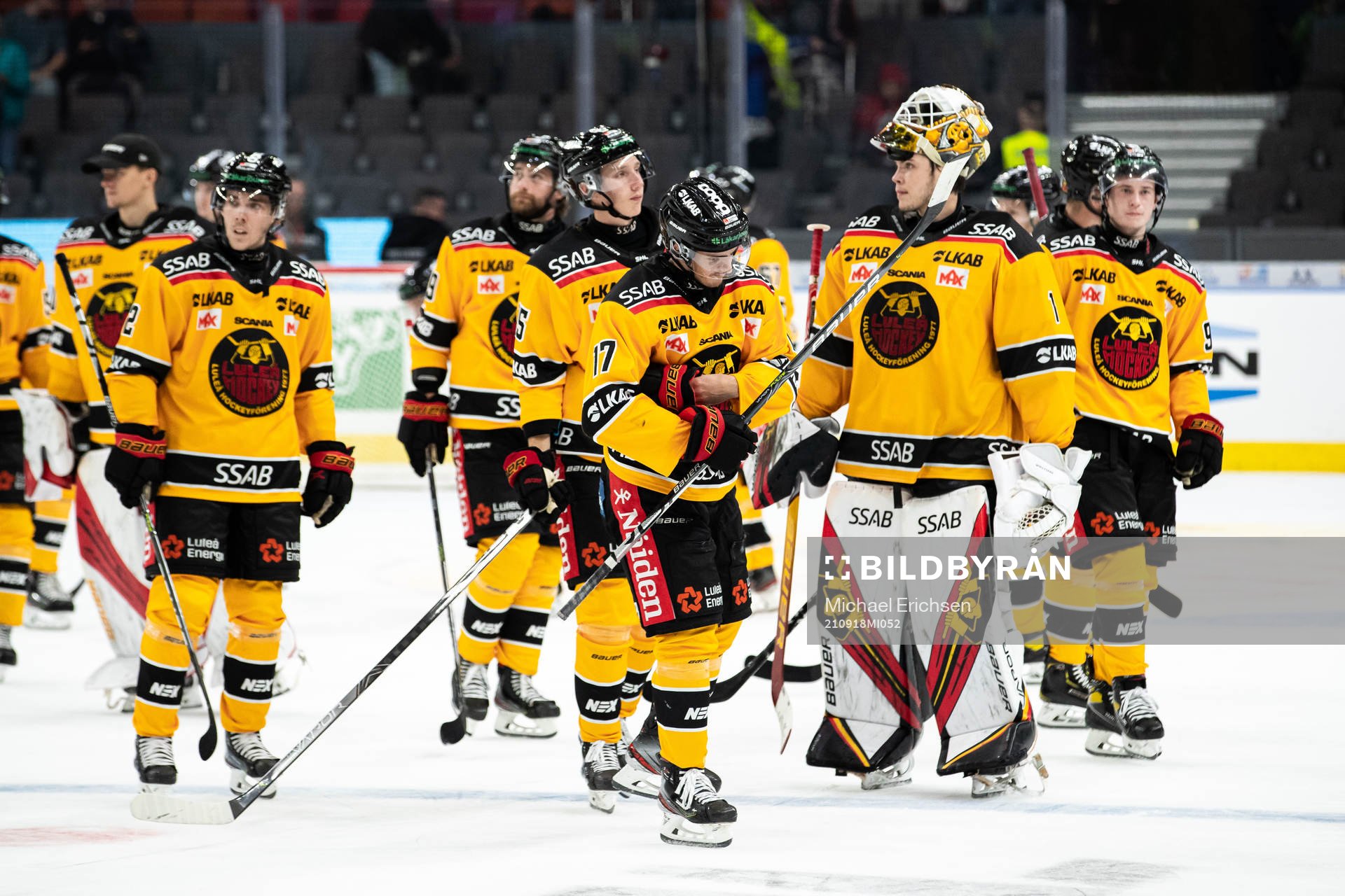 Luleås spelare deppar