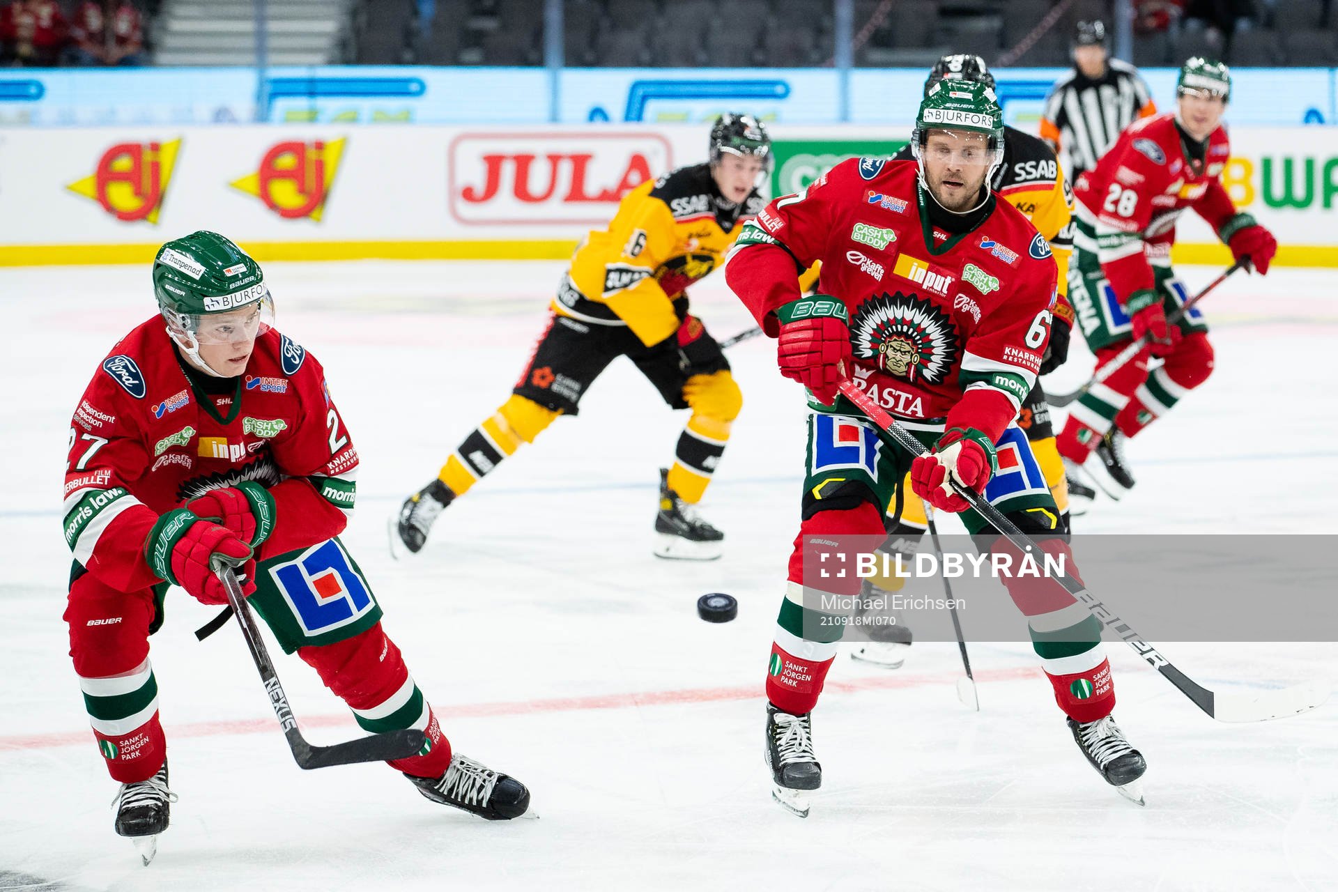 Frölundas Teodor Niederbach och Jacob Nilsson