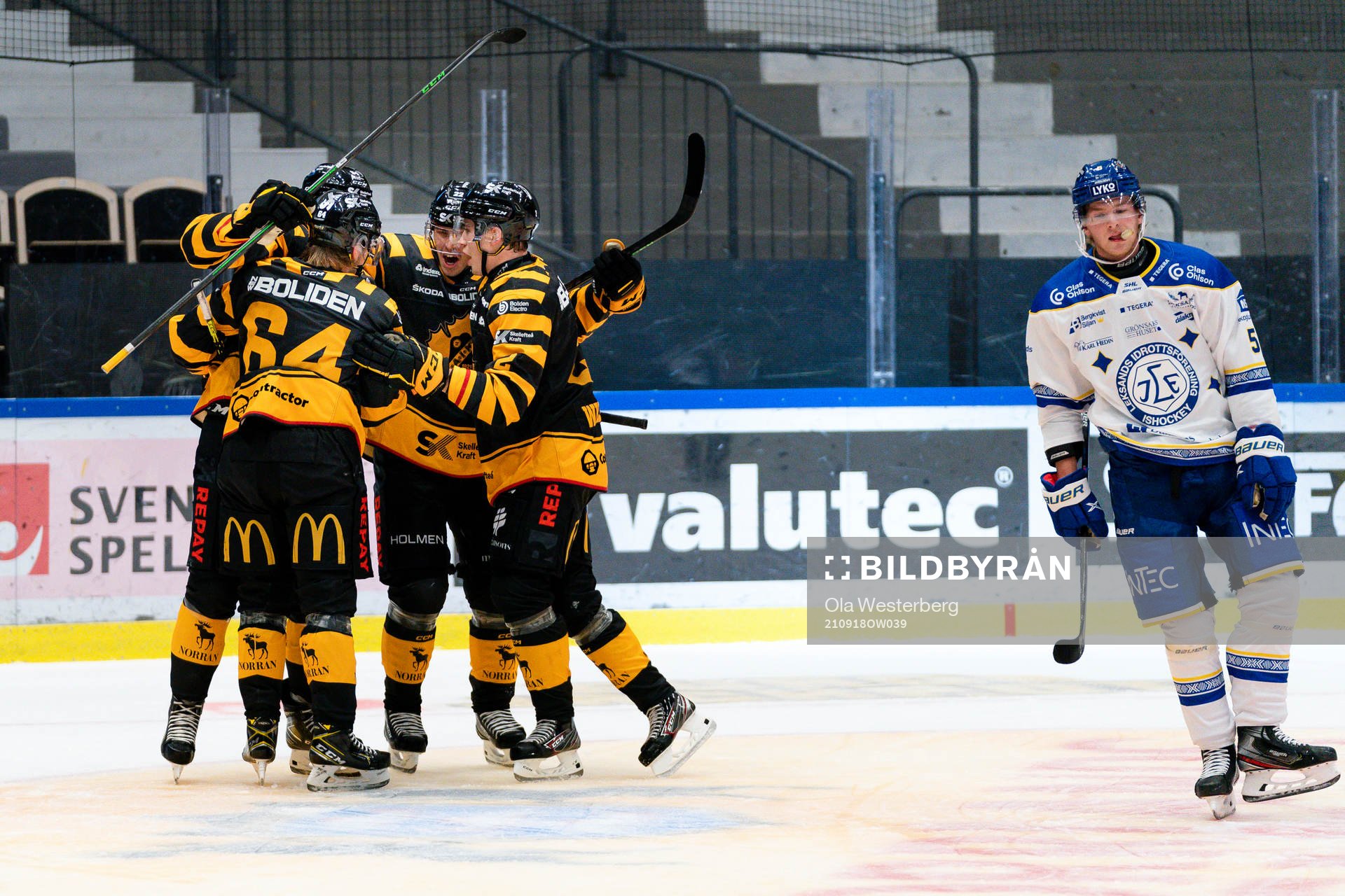 Skellefteås Linus Karlsson, Jonathan Pudas, Jonathan