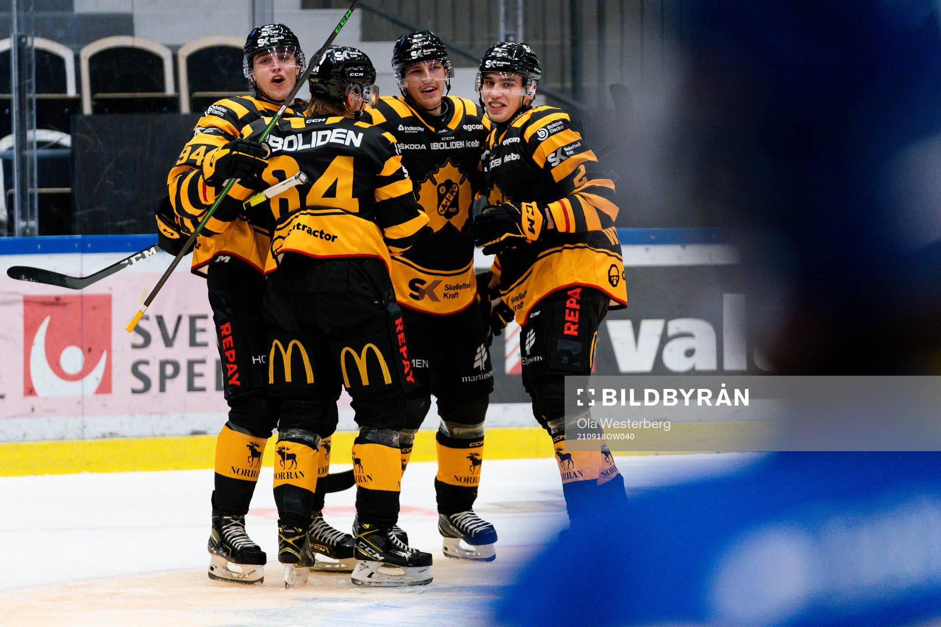 Skellefteås Linus Karlsson, Jonathan Pudas, Jonathan