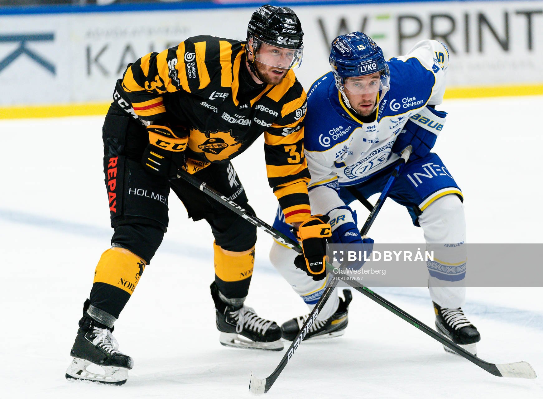 Skellefteås Tom Kühnhackl och Leksands Fredrik Forsberg