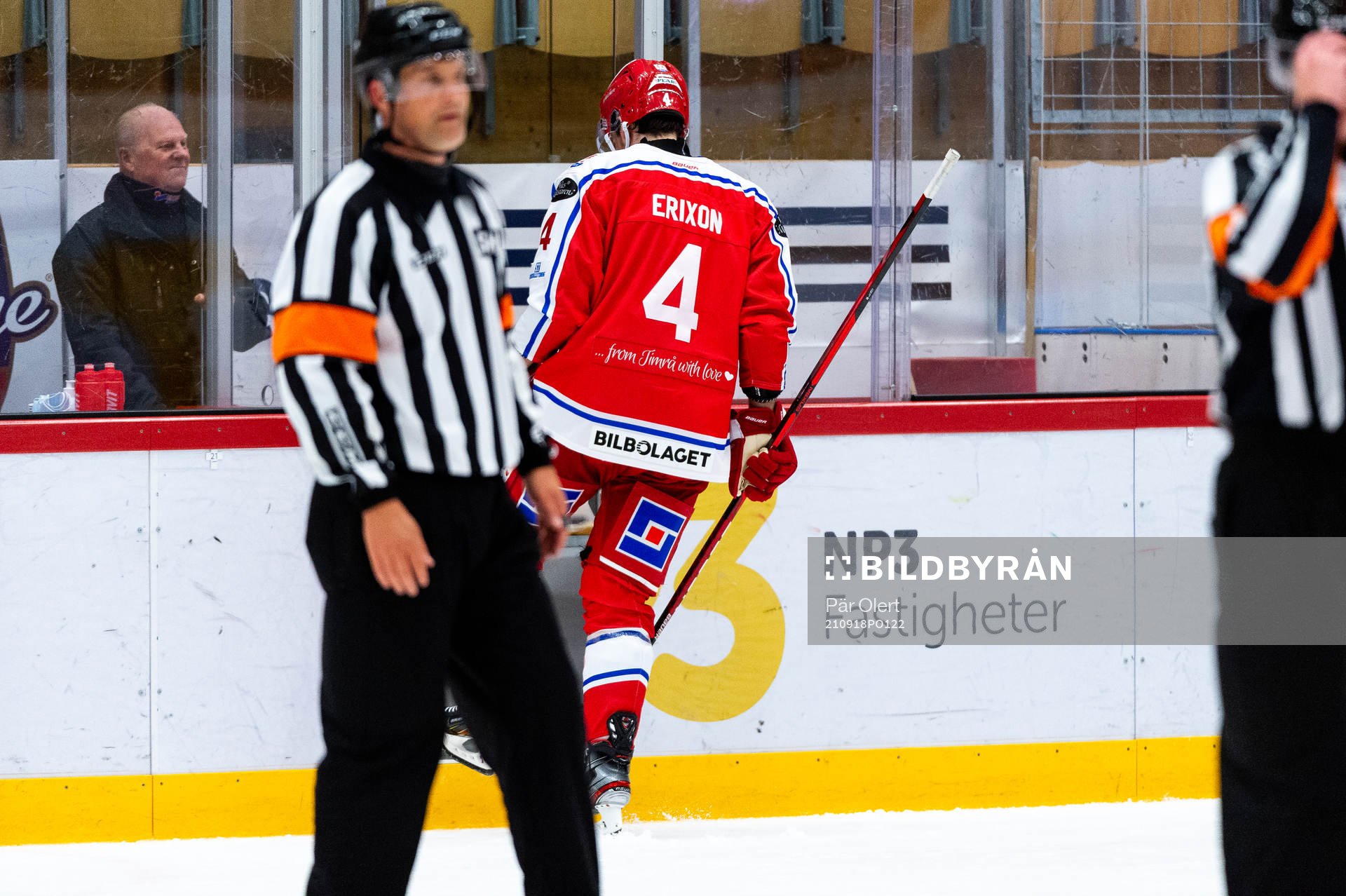 Timrås Tim Erixon utvisas