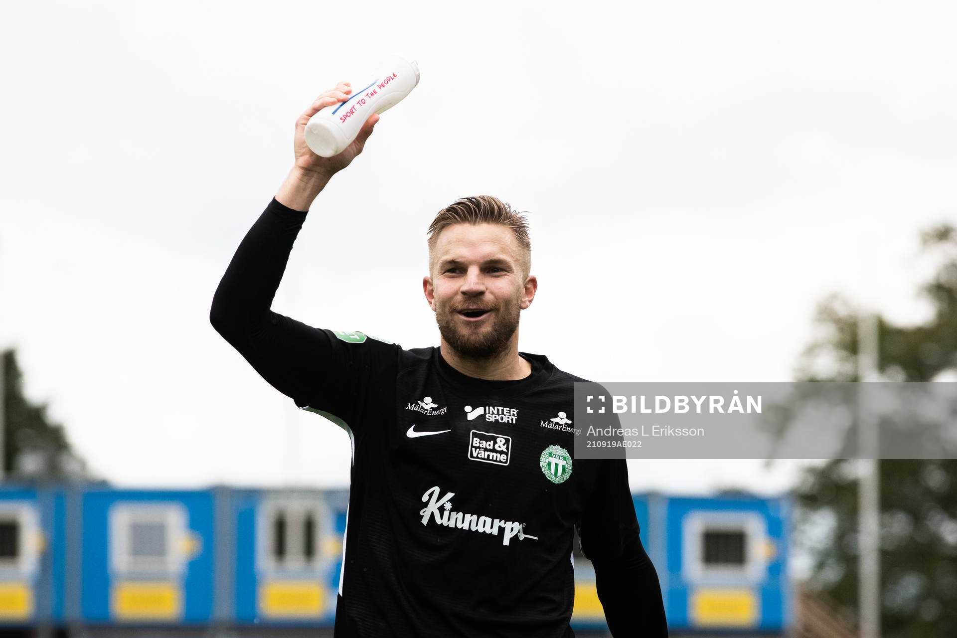 Västerås Erik Björndahl jublar