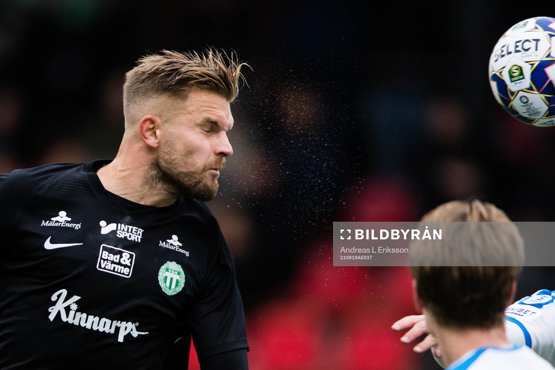 Västerås Erik Björndahl med en nick