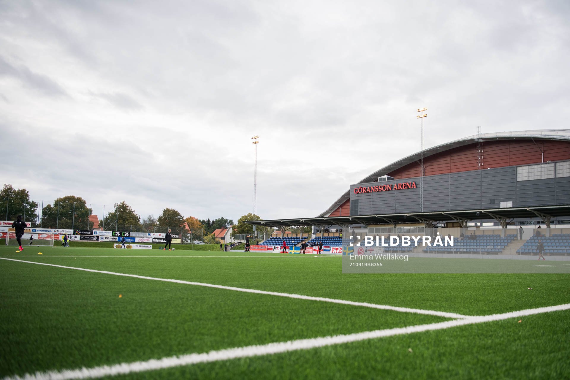 Jernvallen innan fotbollsmatchen i Ettan norra mellan Sandviken och Assyriska FF den 19 september 2021 i Sandviken. 
