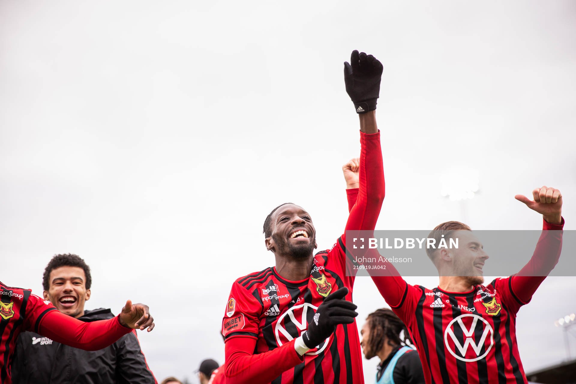 Östersunds Blair Turgott jublar