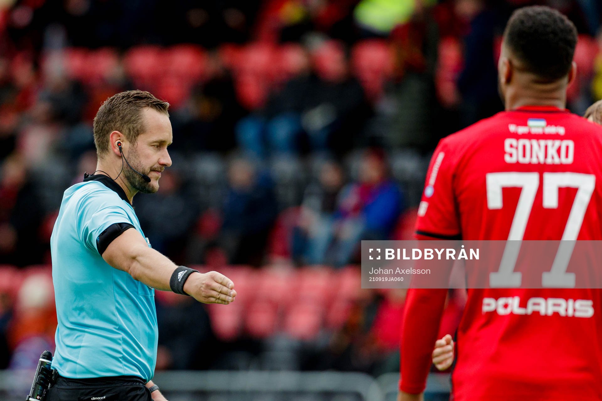 domare Victor Wolf dömmer straff till Elfsborg