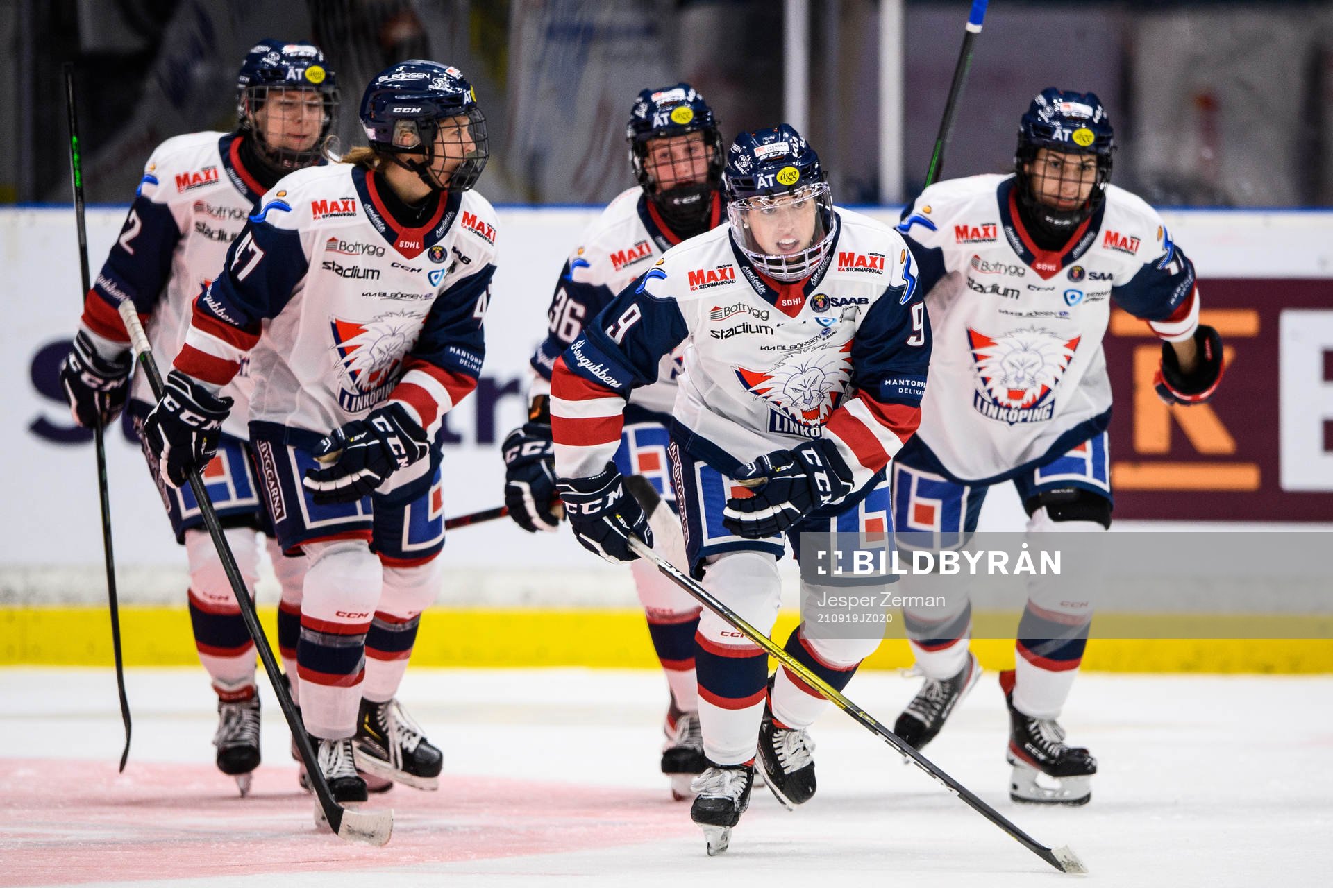 Linköpings Olivia Zafuto jublar
