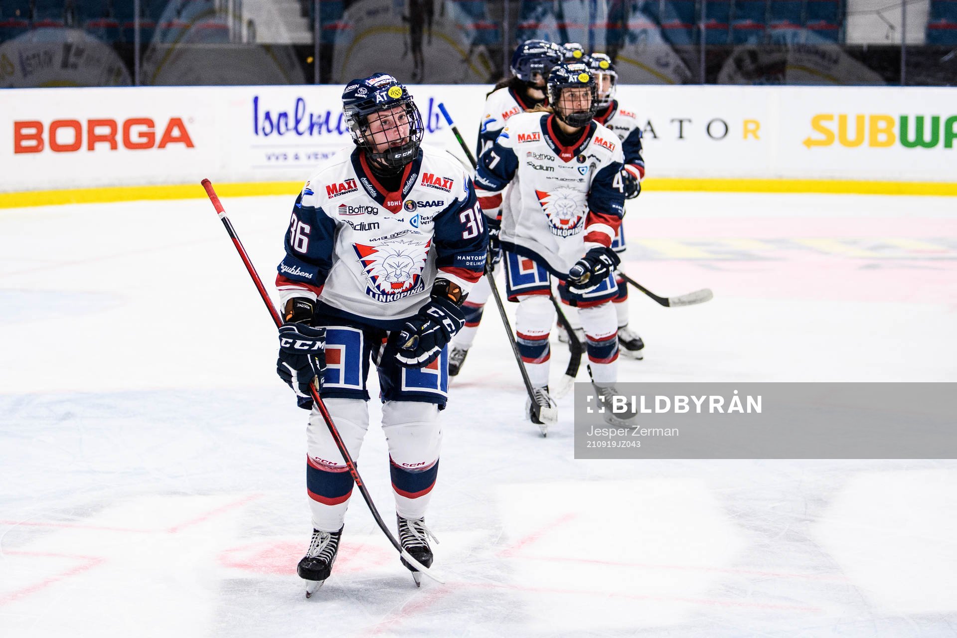 Linköpings Emelie Kruse Johansen jublar
