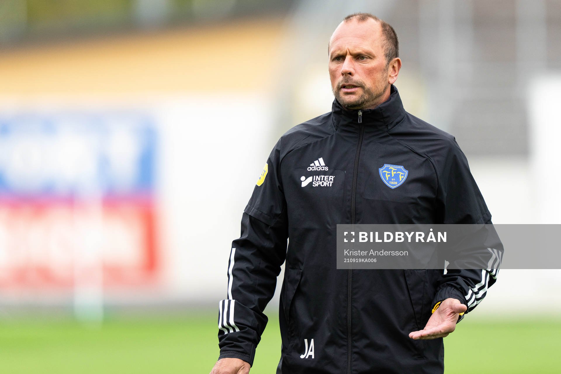 Falkenbergs assisterande tränare Jonas Axeldal före