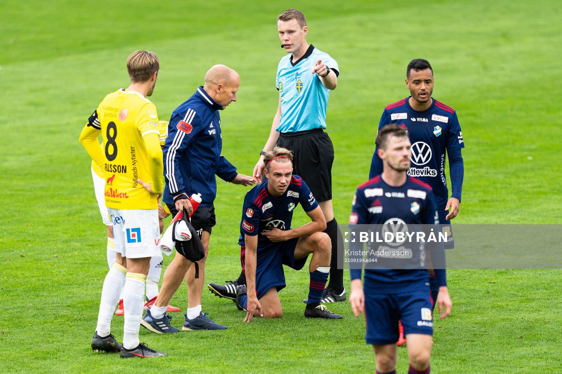 Östers Isak Magnusson har ont