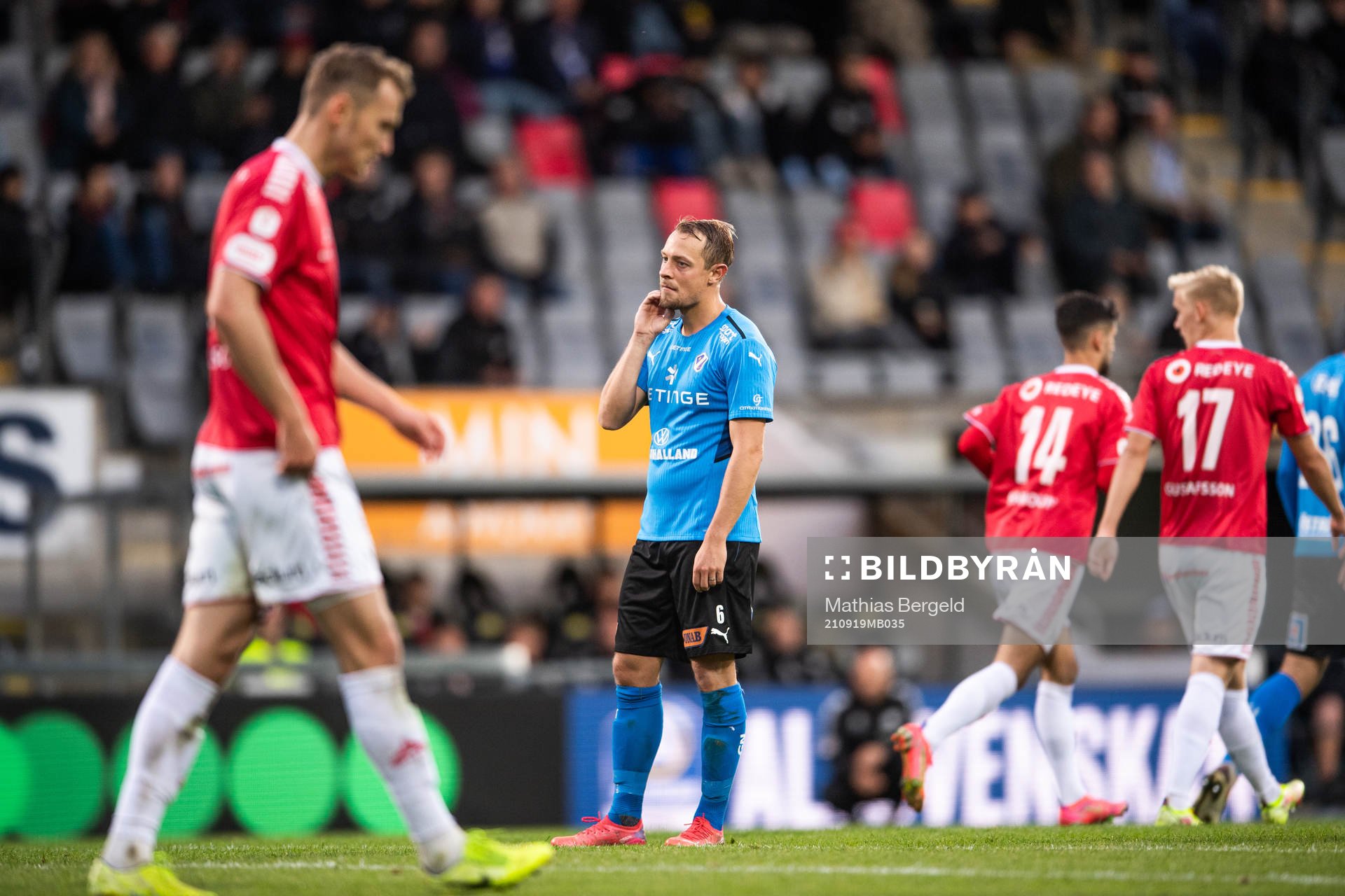 Halmstads Joel Allansson deppar