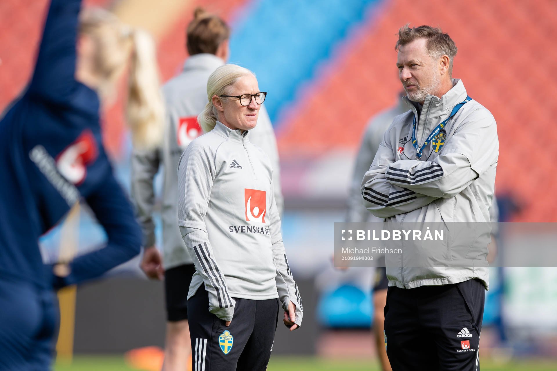 Victoria Sandell, assistant coach and Peter Gerhardsson,