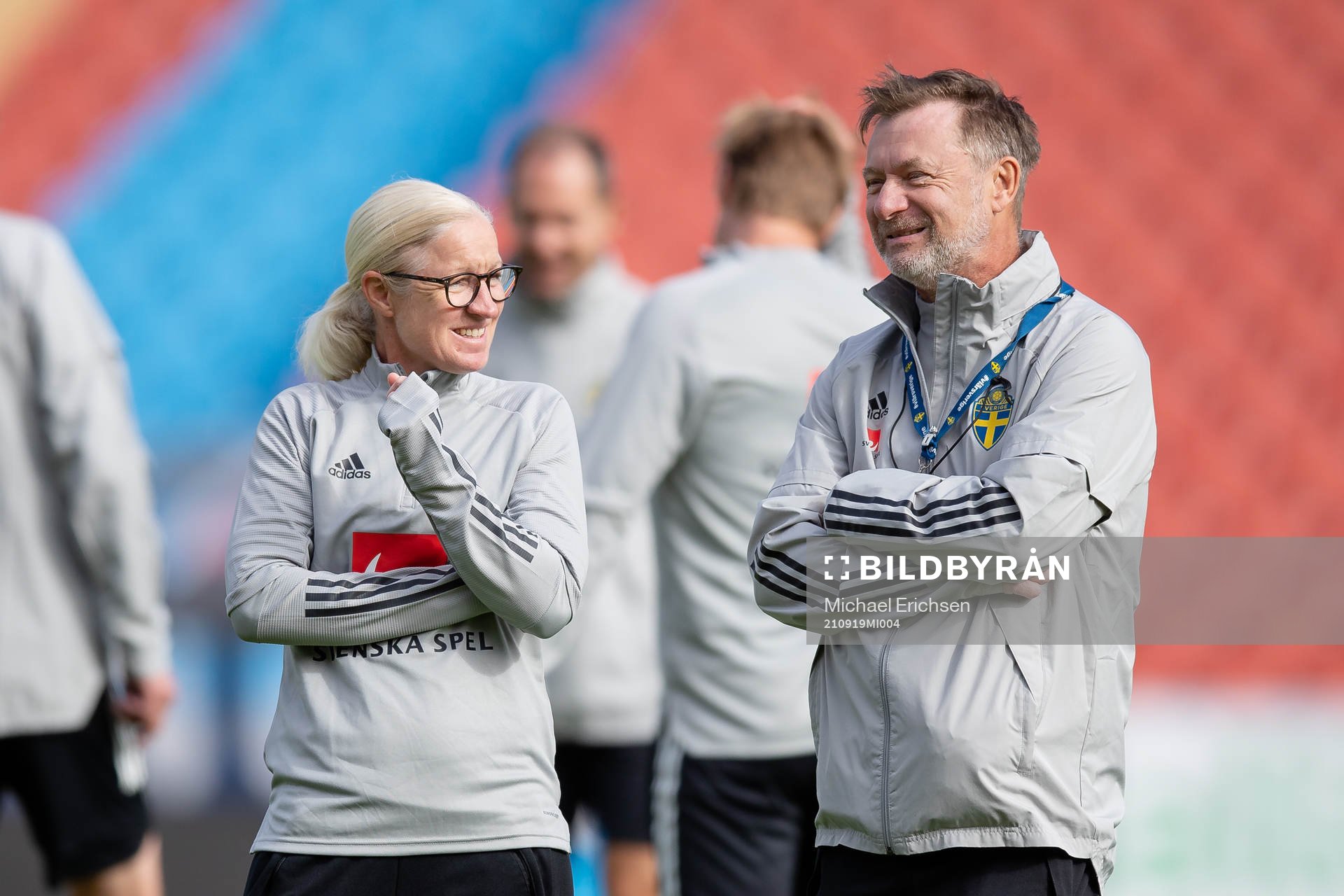 Victoria Sandell, assistant coach and Peter Gerhardsson,
