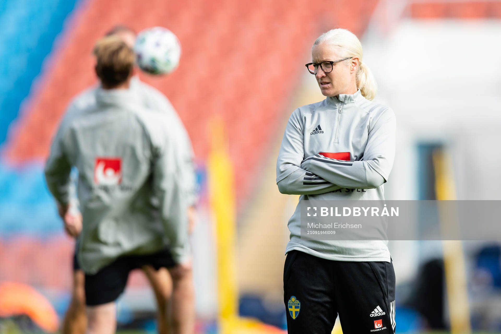 Victoria Sandell, assistant coach of Sweden