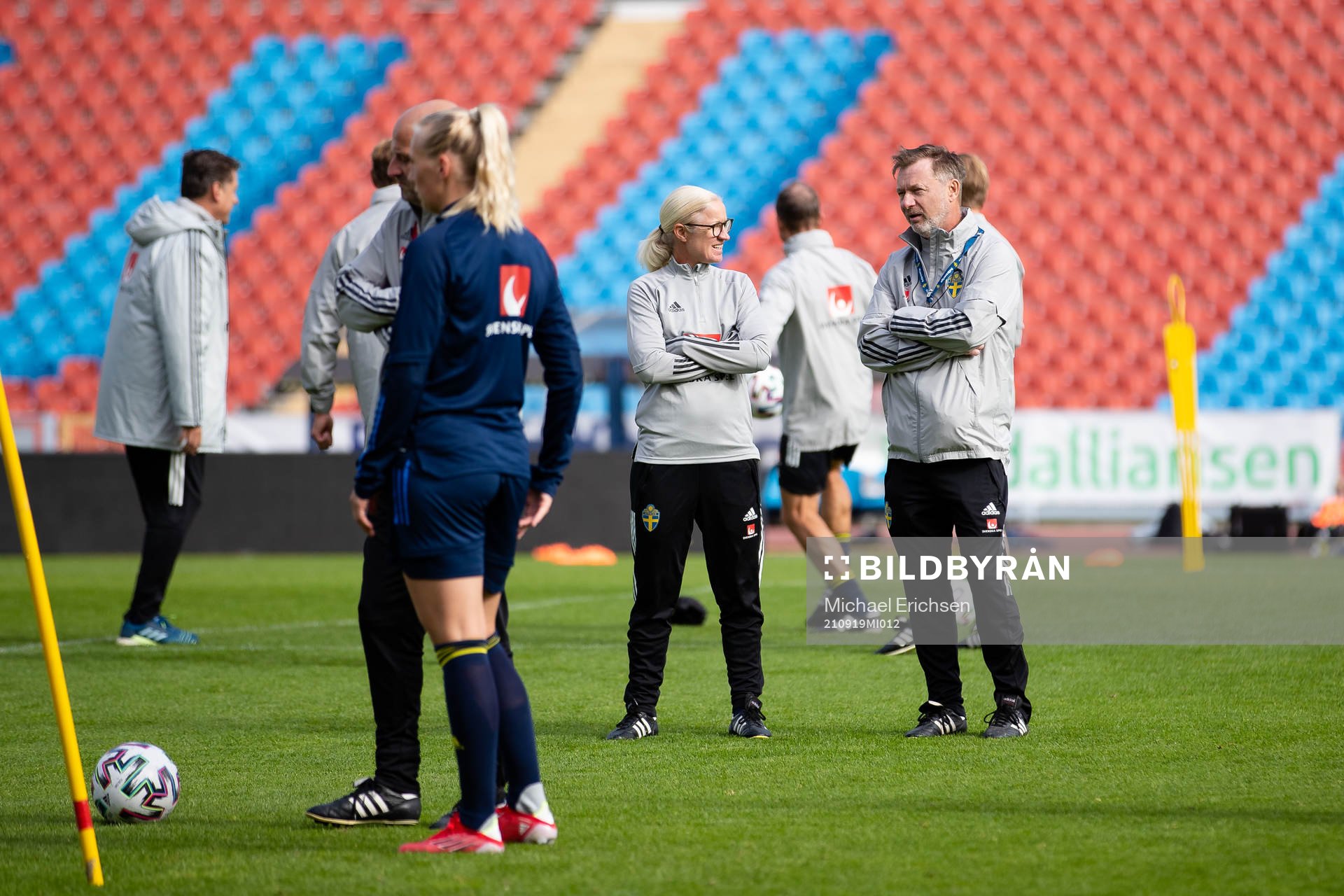 Victoria Sandell, assistant coach and Peter Gerhardsson,