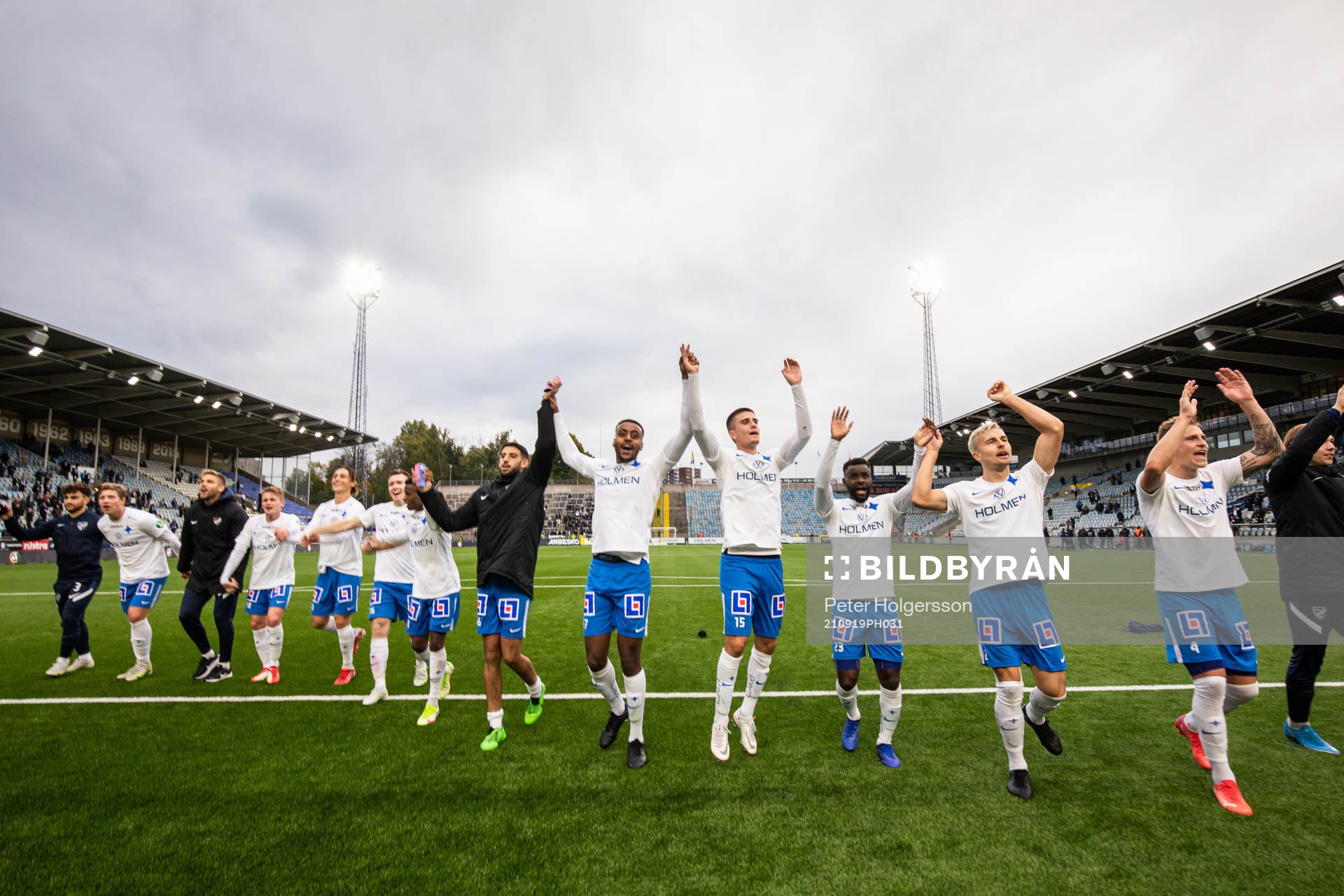 IFK Norrköpings spelare jublar