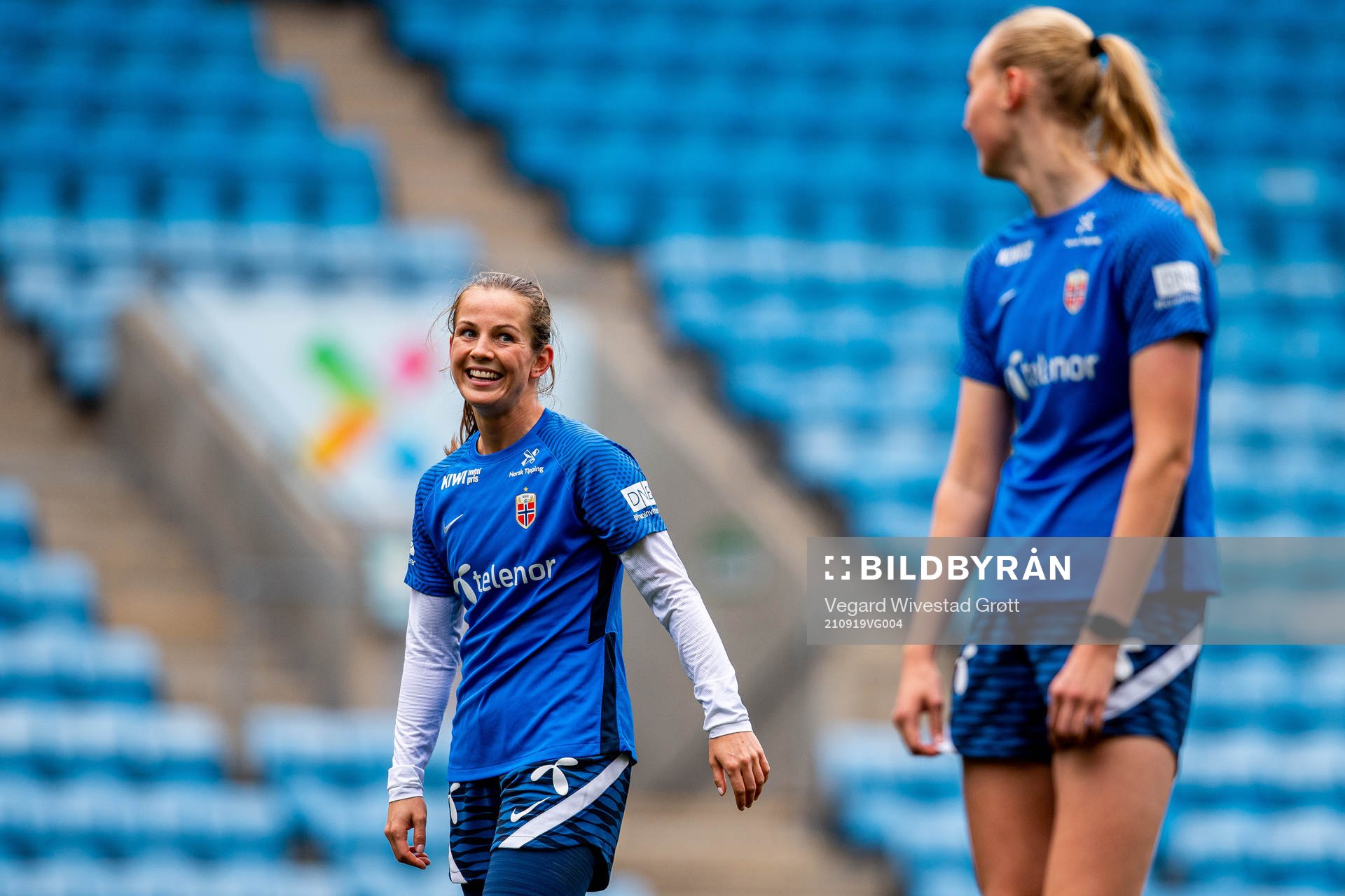 Tuva Hansen of the Norwegian women's national football team